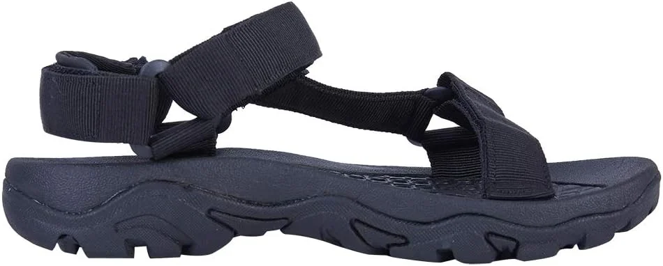 صندل ورزشی زنانه و مردانه Colgo، صندل های پیاده روی کلاسیک و راحت با پشتیبانی از قوس پا، کفش های ساحلی و آب نوردی مناسب فضای باز (سایز 11 M US، مشکی - زنانه)