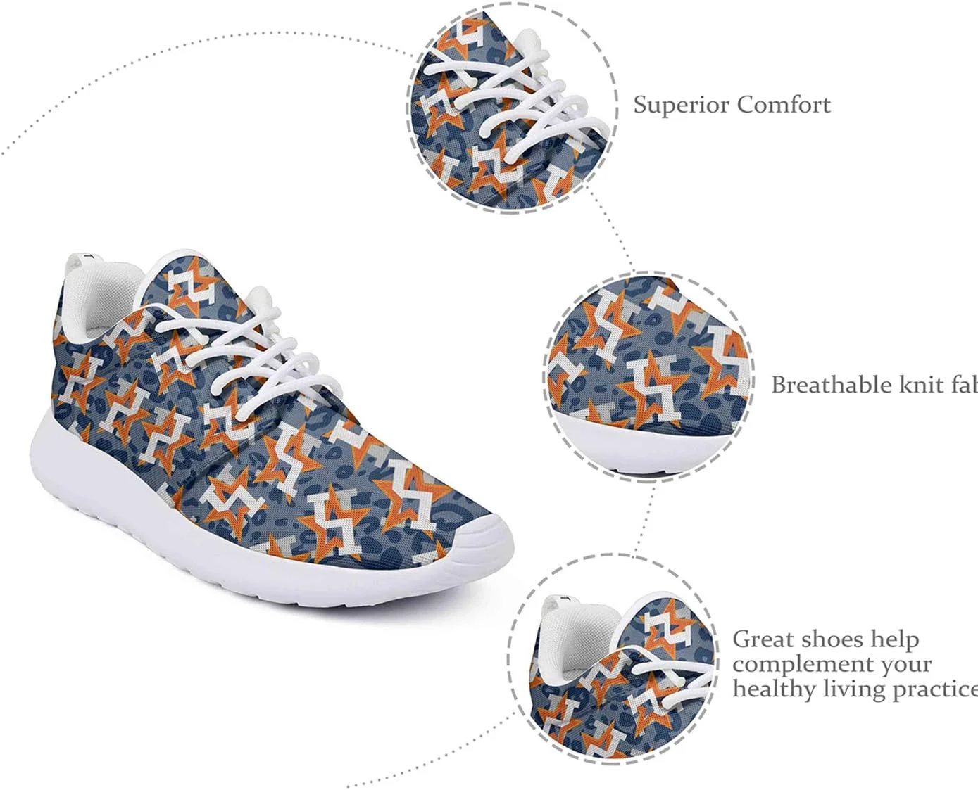 کفش های روزمره دخترانه طرح استار نارنجی استتاری، کفش های دویدن کلاسیک ساده اسکیت برد کفش های روزمره دخترانه طرح استار نارنجی استتاری، کفش های دویدن کلاسیک ساده اسکیت برد