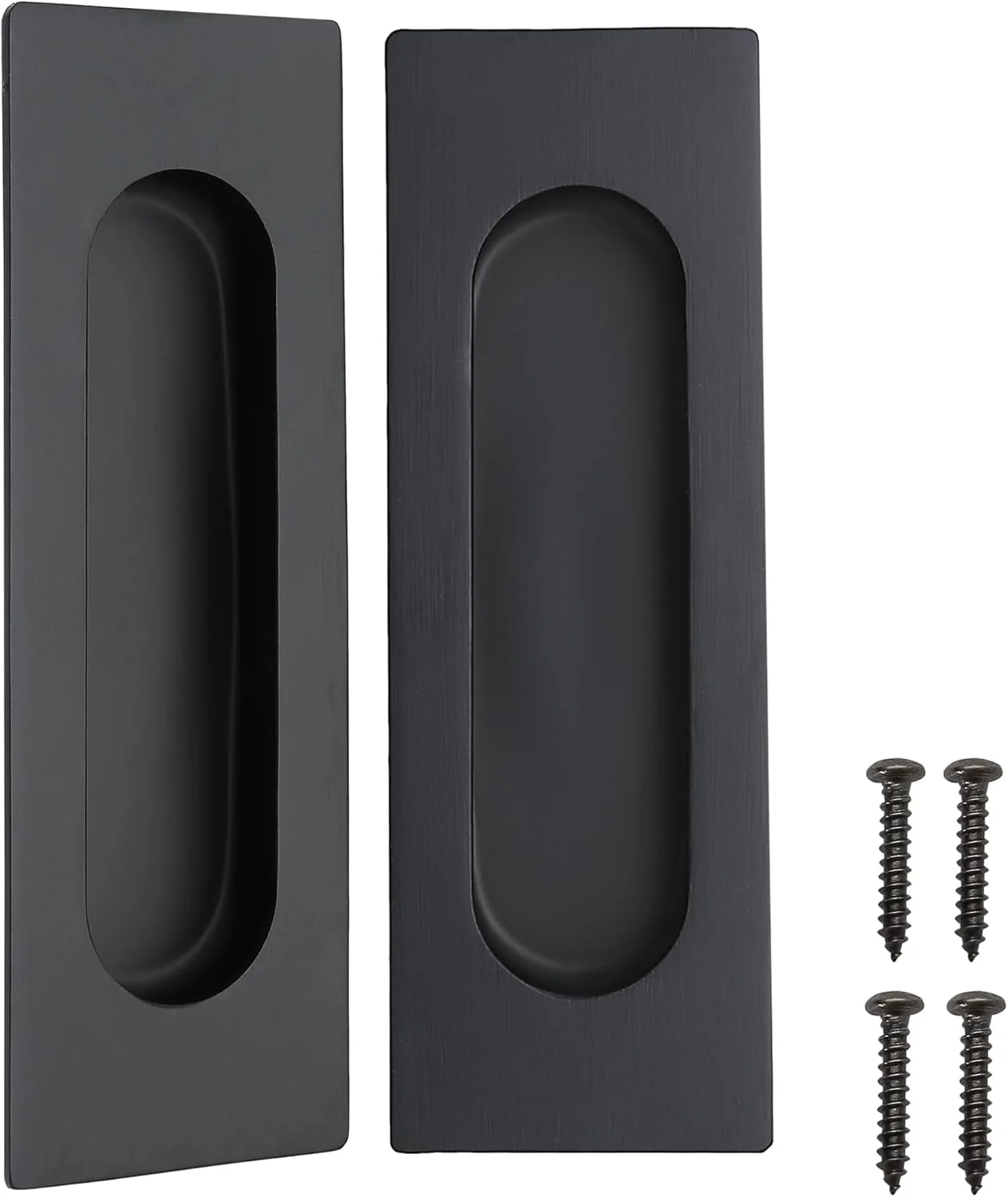 دستگیره های توکار مات مشکی Cozy Tower، مناسب برای درب کمد، کابینت آشپزخانه، درب کشویی کوچک، سخت افزار مستطیلی استیل ضد زنگ (2 عدد) دستگیره های توکار مات مشکی Cozy Tower، مناسب برای درب کمد، کابینت آشپزخانه، درب کشویی کوچک، سخت افزار مستطیلی استیل ضد زنگ (2 عدد)