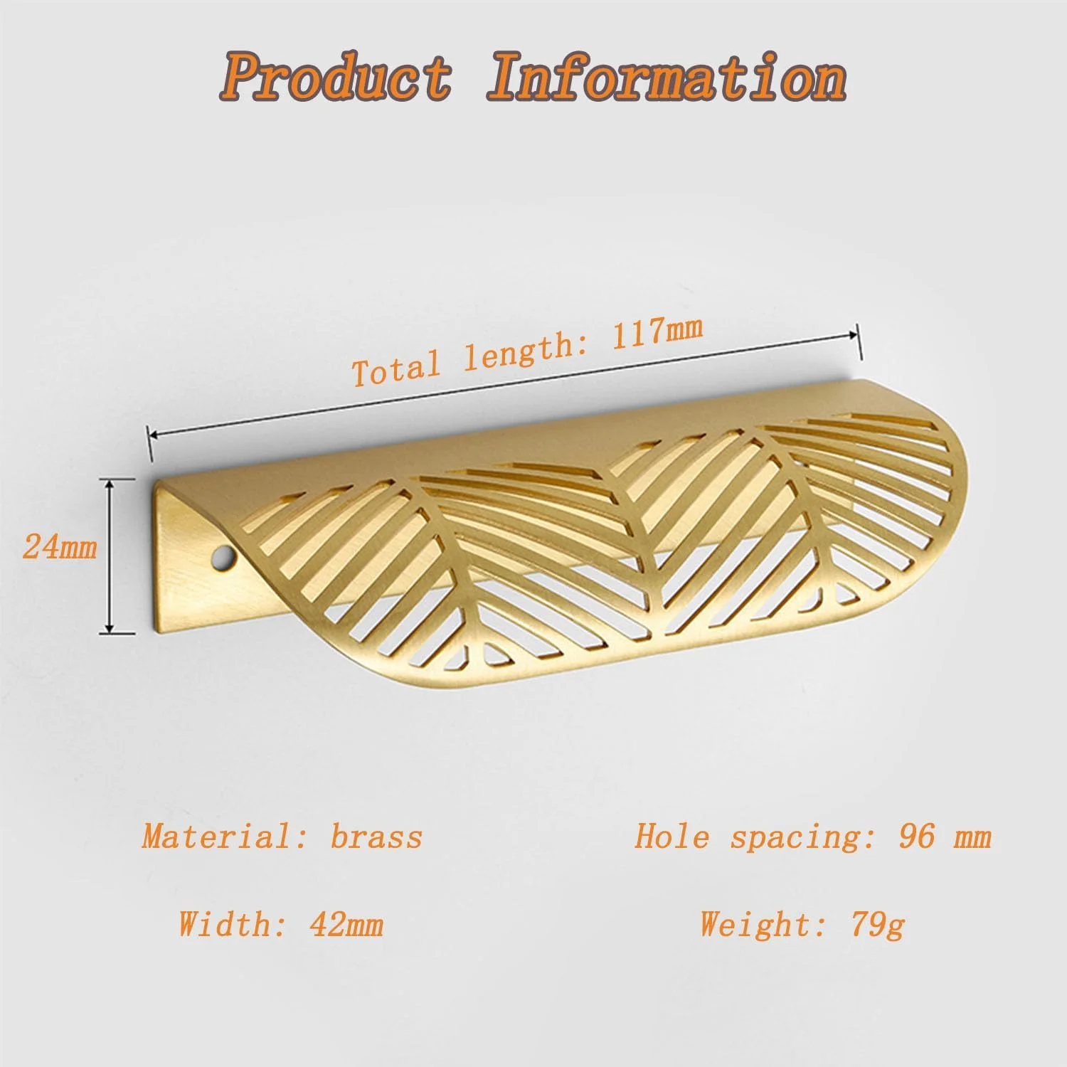 دستگیره های لبه ای کابینت WJXFHTD بسته 2 عددی، دستگیره های انگشتی برای کابینت، دستگیره های کابینت نیکل برس خورده (فاصله سوراخ اسکلتی: 96 میلی متر)