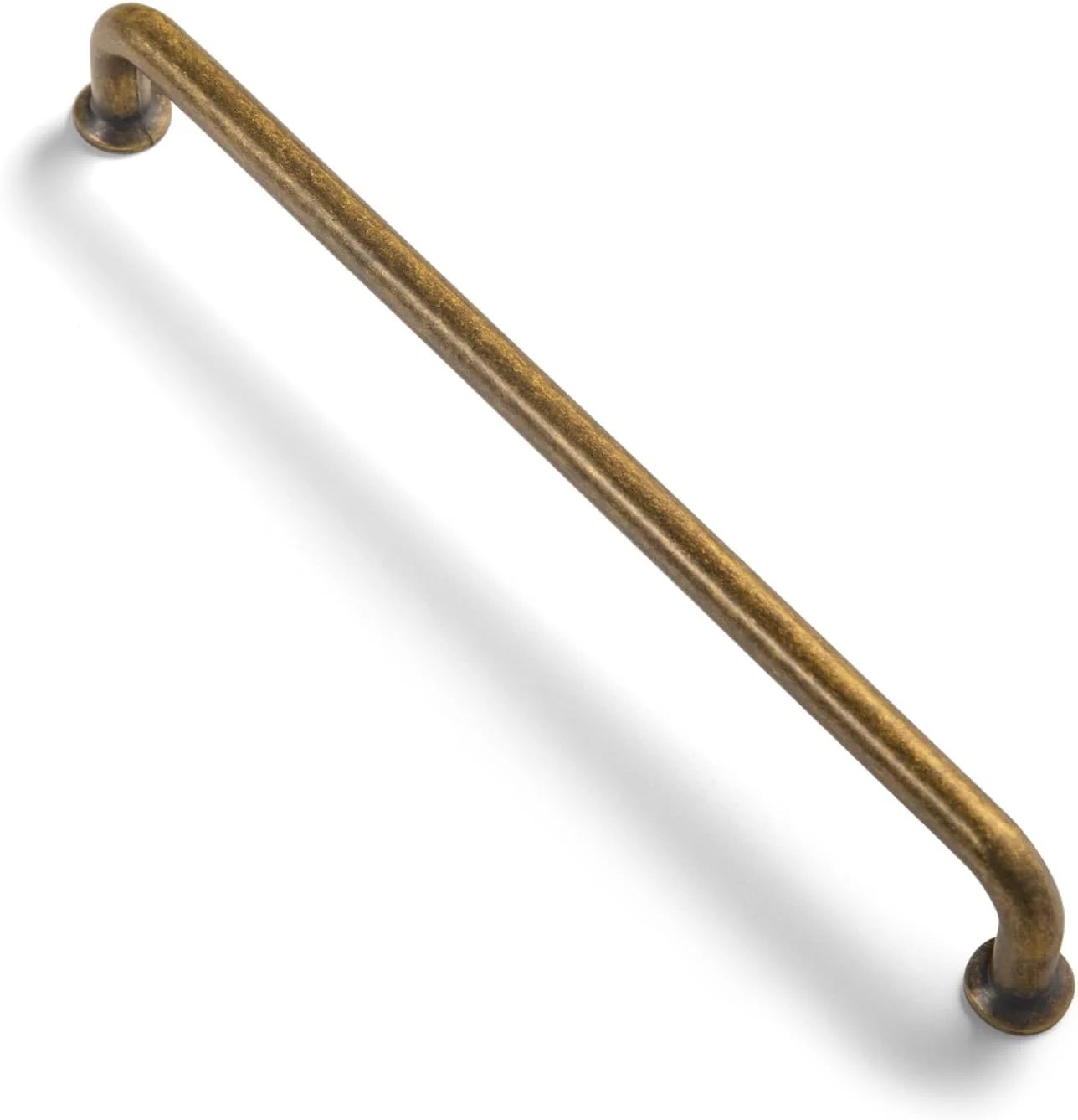 ست 12 عددی دستگیره کابینت برنجی عتیقه Yanxia، فاصله مرکز تا مرکز 7 9/16 اینچ - دستگیره های کشویی بی انتها برای احیای مبلمان کلاسیک