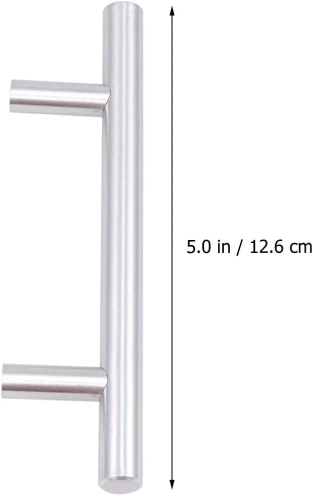 Vosarea 25 عدد دستگیره کشو استیل ضد زنگ، دستگیره میله ای مبلمان برای کشو، کمد و کابینت Vosarea 25 عدد دستگیره کشو استیل ضد زنگ، دستگیره میله ای مبلمان برای کشو، کمد و کابینت