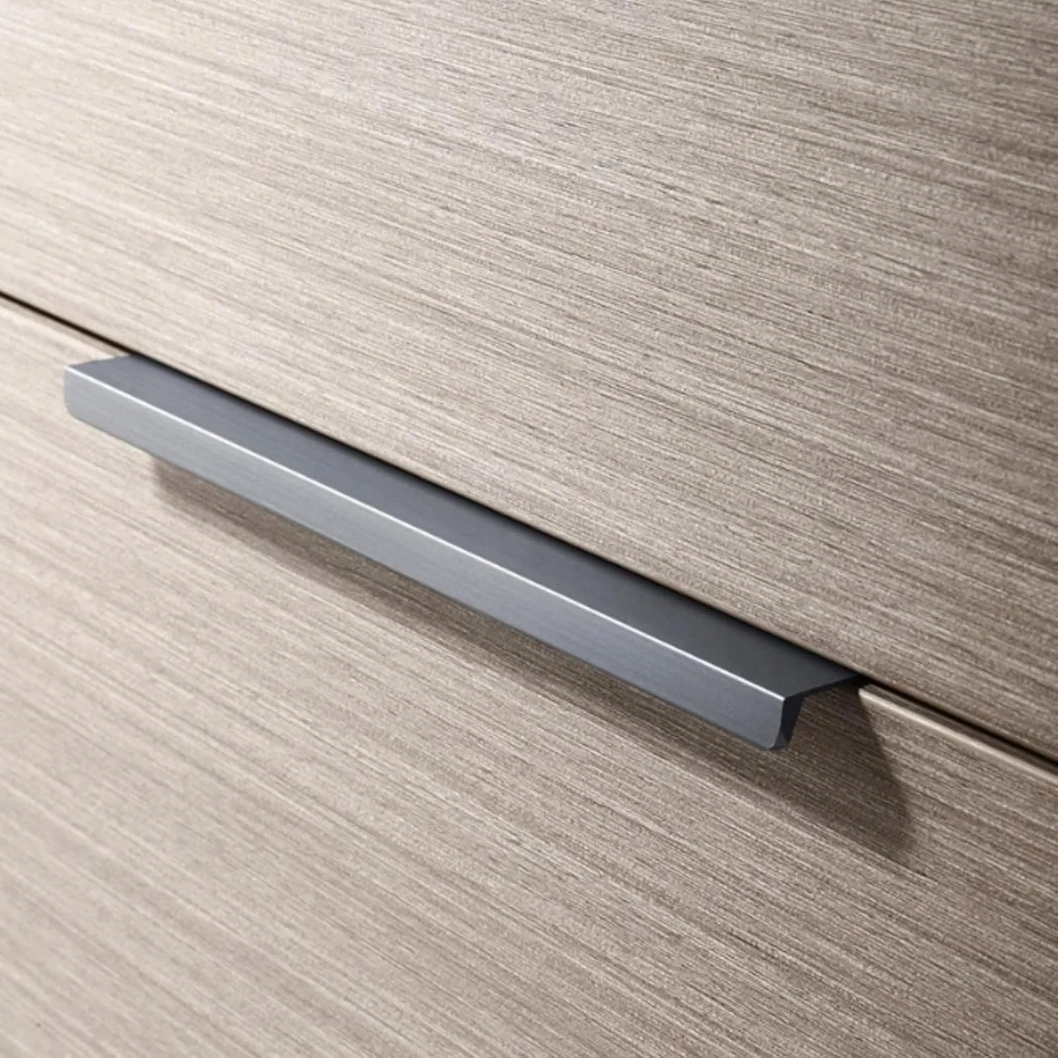 یهودهو بسته 10 عددی دستگیره انگشتی مشکی برای کابینت، دستگیره لبه کابینت برای کشو آشپزخانه، دستگیره کمد، 80 میلی متر (3.1 اینچ)