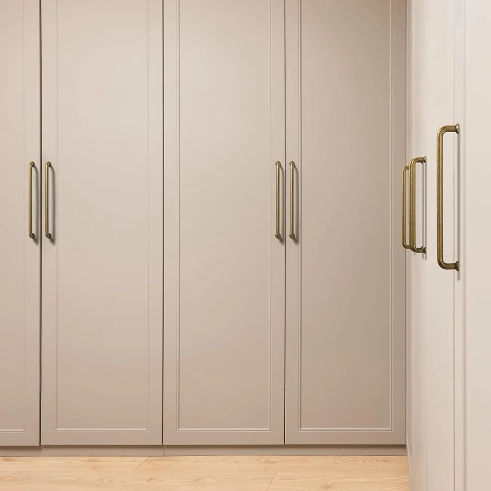 ست 12 عددی دستگیره کابینت برنجی عتیقه Yanxia، فاصله مرکز تا مرکز 7 9/16 اینچ - دستگیره های کشویی بی انتها برای احیای مبلمان کلاسیک ست 12 عددی دستگیره کابینت برنجی عتیقه Yanxia، فاصله مرکز تا مرکز 7 9/16 اینچ - دستگیره های کشویی بی انتها برای احیای مبلمان کلاسیک