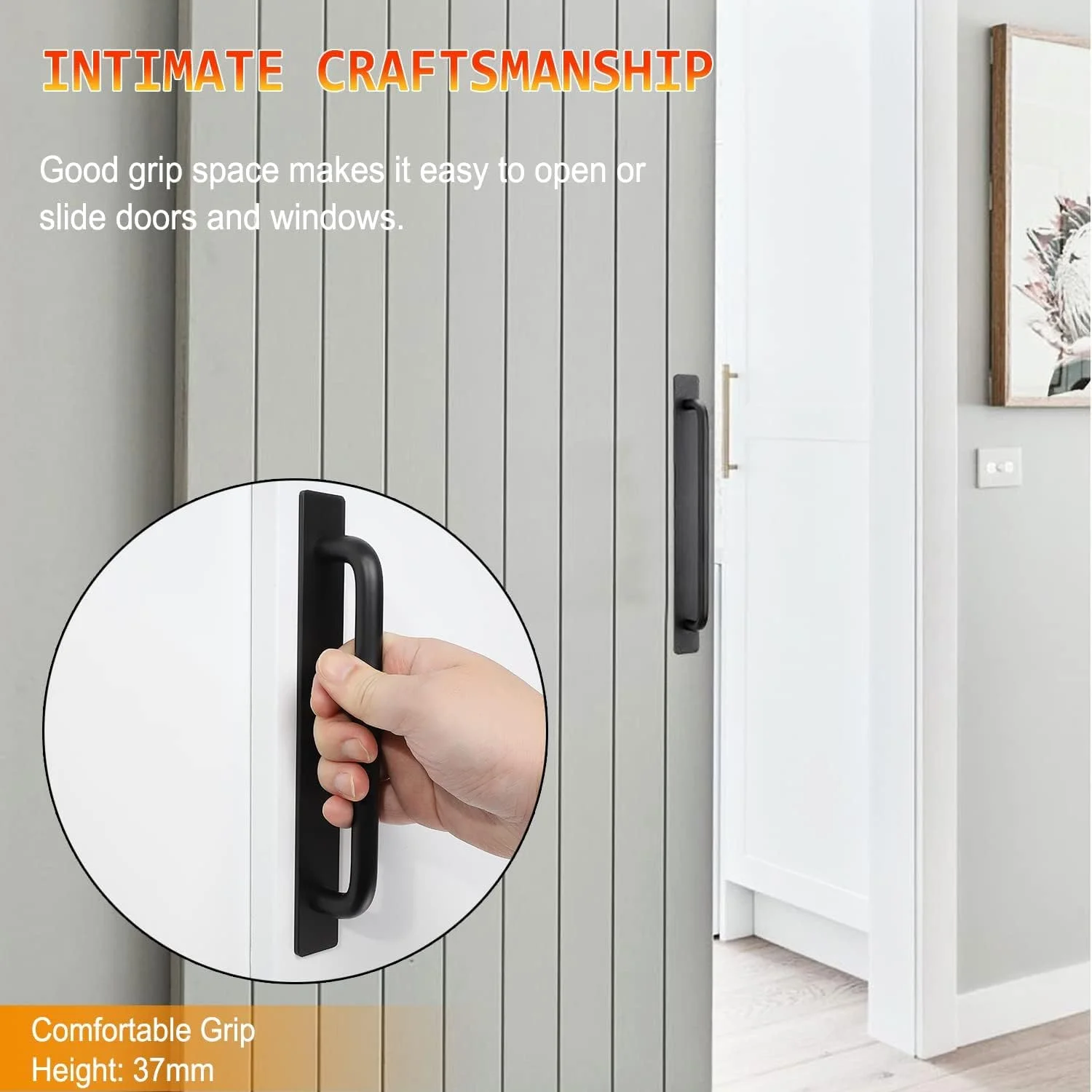 دستگیره کشو و کابینت فوری چسبی TERRIFI - دستگیره فشاری کشو آلیاژ آلومینیوم با دستگیره درب چسبی برای کشو کابینت آشپزخانه پنجره کمد کشویی (148 میلی متر، مشکی) 2 عدد دستگیره کشو و کابینت فوری چسبی TERRIFI - دستگیره فشاری کشو آلیاژ آلومینیوم با دستگیره درب چسبی برای کشو کابینت آشپزخانه پنجره کمد کشویی (148 میلی متر، مشکی) 2 عدد