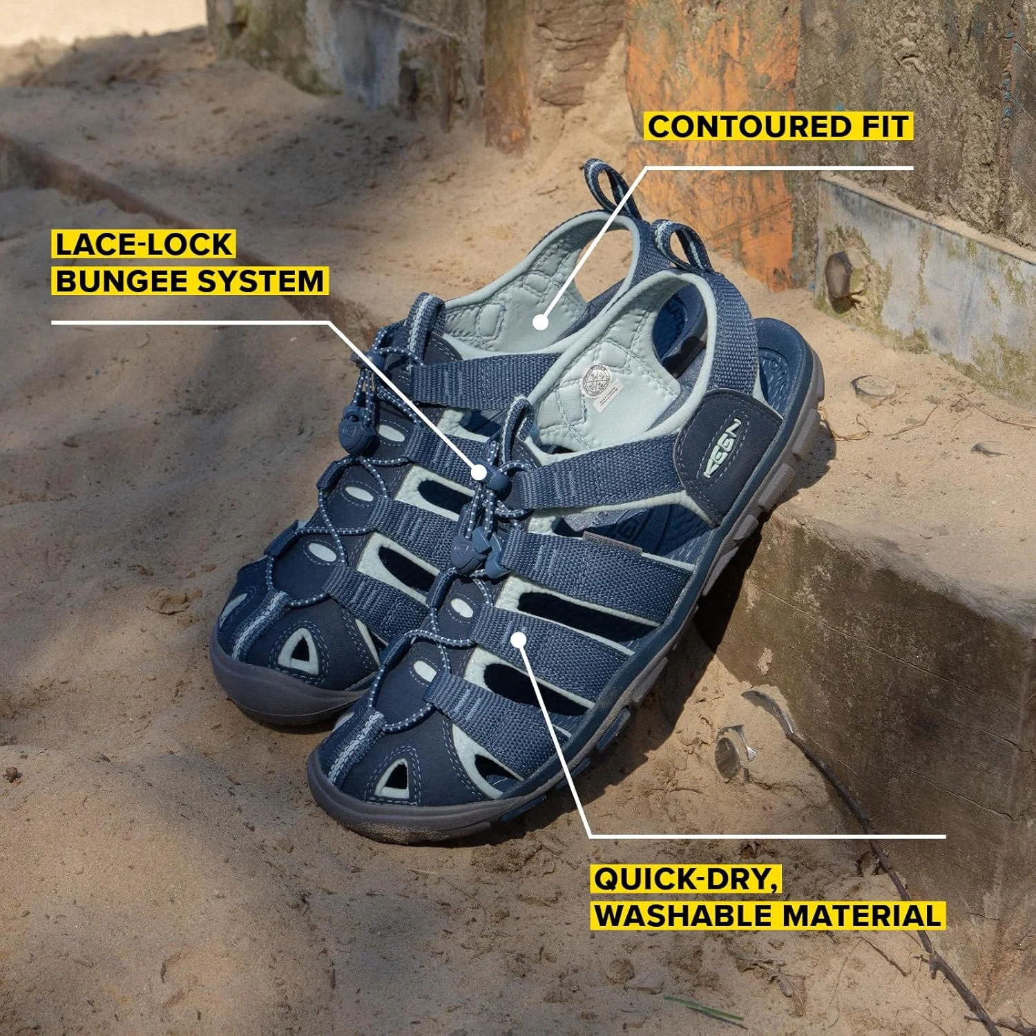 صندل ورزشی زنانه کین مدل Clearwater CNX صندل ورزشی زنانه کین مدل Clearwater CNX