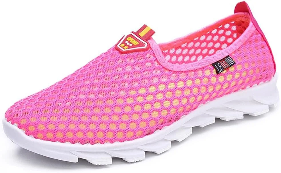 کفش های آبی زنانه LJ Sports، توری تابستانی، تنفسی، کفش های ورزشی لغزنده، مناسب ورزش های آبی، کفش های کتانی ورزشی ساحلی، مناسب پیاده روی، ورزش و تمرین (سایز 40EU/6UK، صورتی) کفش های آبی زنانه LJ Sports، توری تابستانی، تنفسی، کفش های ورزشی لغزنده، مناسب ورزش های آبی، کفش های کتانی ورزشی ساحلی، مناسب پیاده روی، ورزش و تمرین (سایز 40EU/6UK، صورتی)