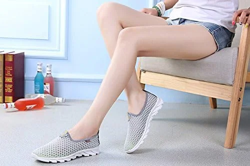 کفش ورزشی زنانه LJ Sports، توری تابستانی، تنفسی، مناسب آب، کفش لغزنده، کفش ورزشی بیرونی، مناسب دویدن، کفش غواصی، کفش پیاده روی غیر رسمی، مناسب ورزش، ساحل، تمرینات آبی، کفش کتانی ورزشی (سایز 39 اروپا/5 انگلستان، خاکستری) کفش ورزشی زنانه LJ Sports، توری تابستانی، تنفسی، مناسب آب، کفش لغزنده، کفش ورزشی بیرونی، مناسب دویدن، کفش غواصی، کفش پیاده روی غیر رسمی، مناسب ورزش، ساحل، تمرینات آبی، کفش کتانی ورزشی (سایز 39 اروپا/5 انگلستان، خاکستری)