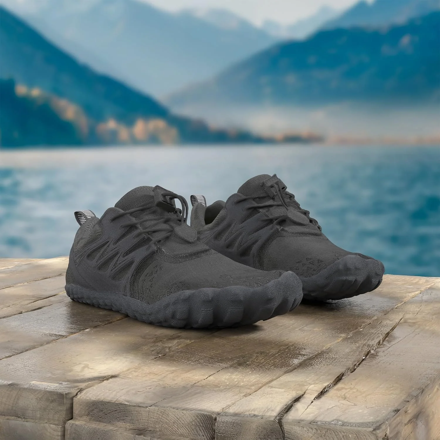 کفش های آبی ورزشی و پیاده روی ال-ران، مناسب آقایان و بانوان، کفش های شنا و پیاده روی برهنه