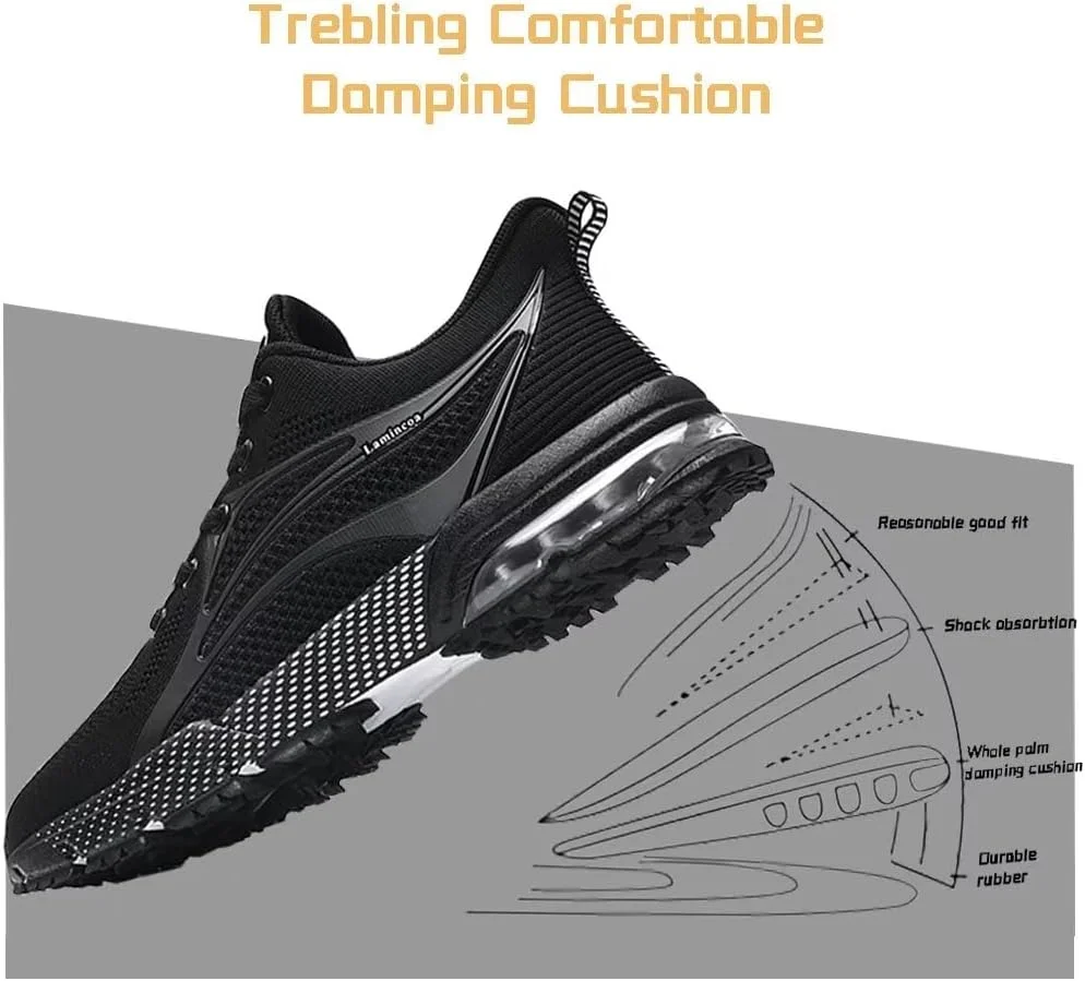 کفش‌های دویدن زنانه Lamincoa، کفش‌های ورزشی غیررسمی، تنیس، مناسب پیاده‌روی، باشگاه، دویدن، تمرین، تناسب اندام، بسکتبال