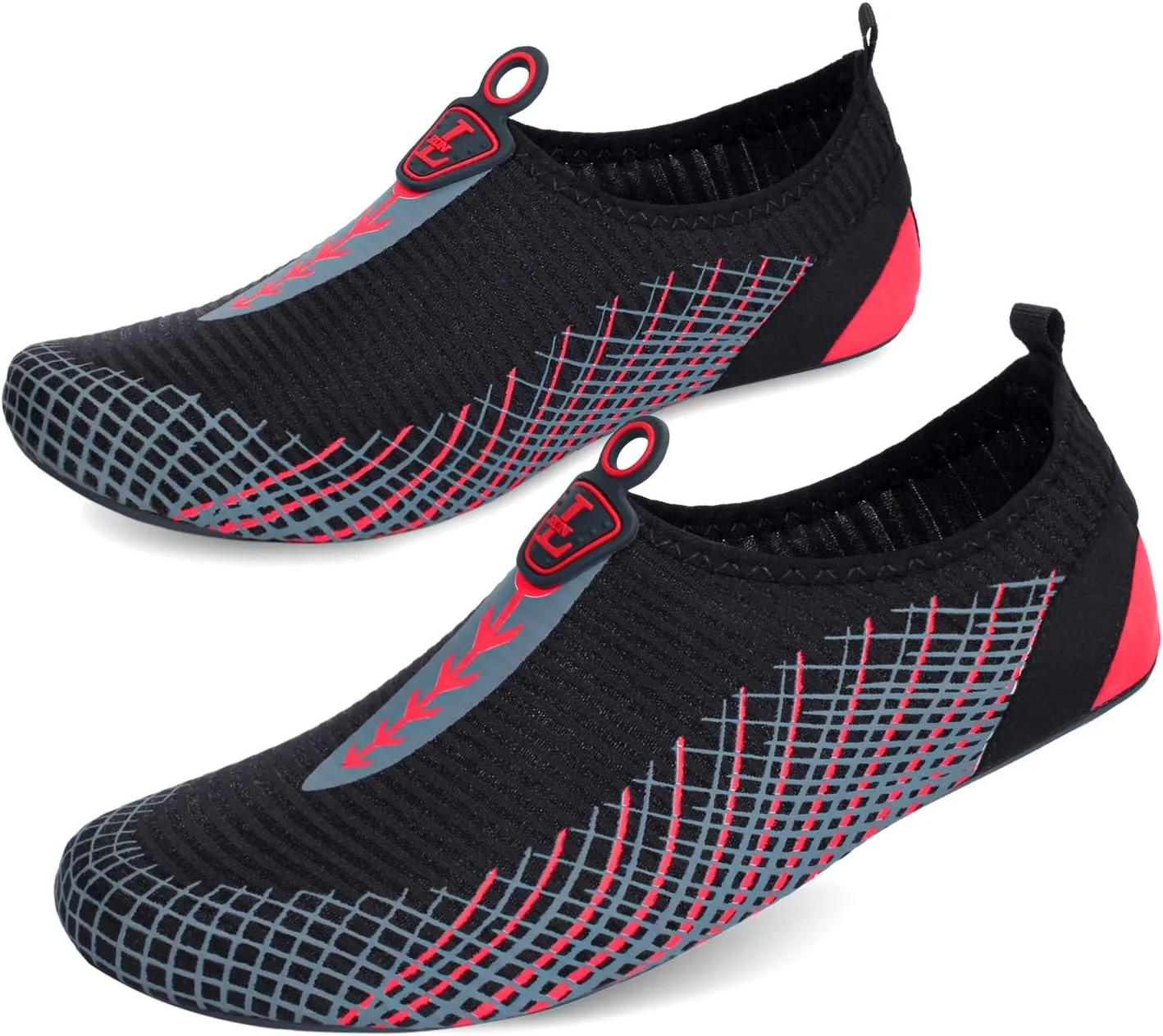 کفش‌های آبی унисекс L-RUN، کفش‌های پوستی پا برهنه برای دویدن، غواصی، موج‌سواری، شنا، ساحل و یوگا