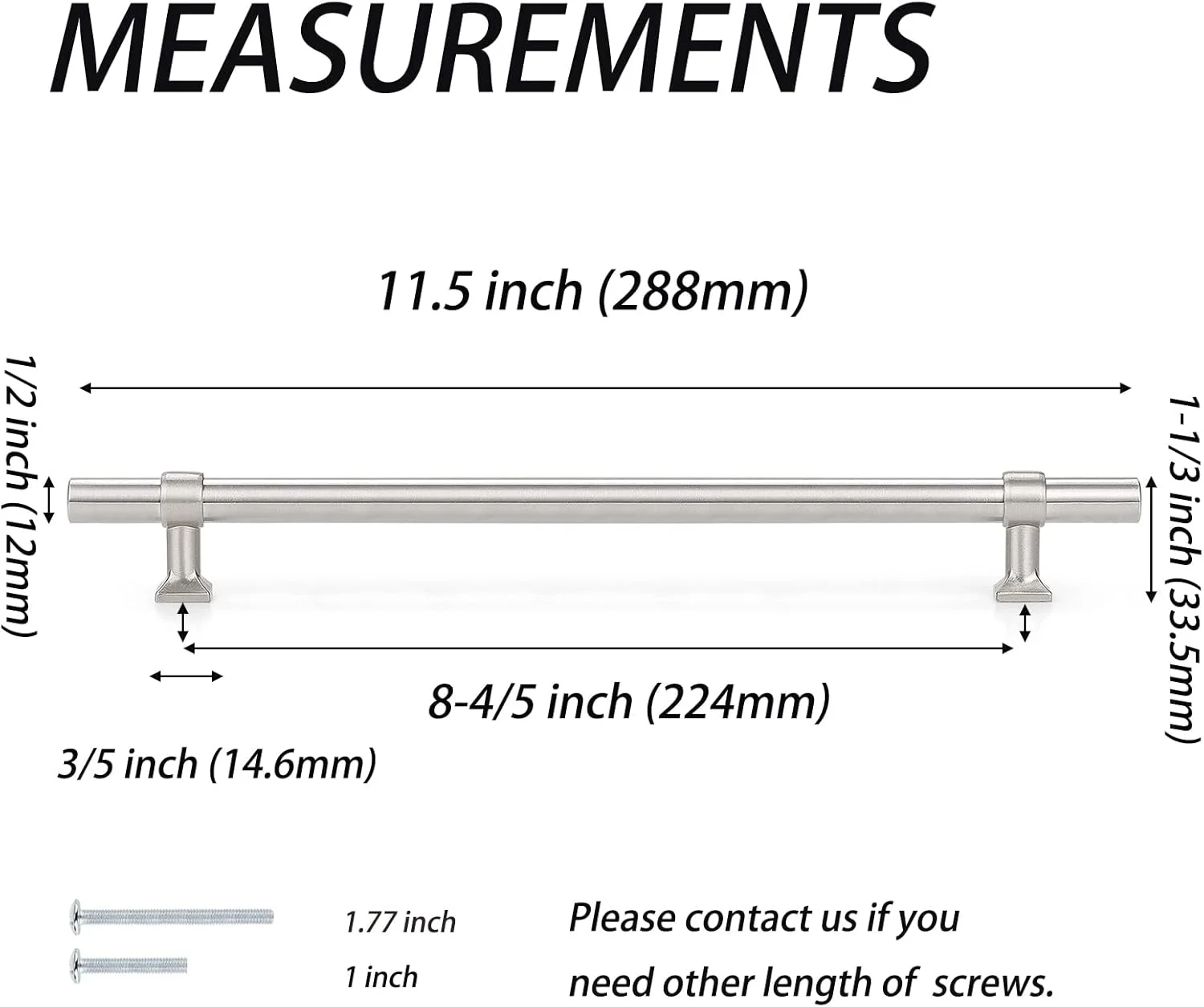 دستگیره کابینت knobelite بسته 15 عددی، دستگیره های استیل ضد زنگ کابینت آشپزخانه 8-4/5 اینچی، دستگیره های T شکل نیکل برس خورده برای کشوهای حمام دستگیره کابینت knobelite بسته 15 عددی، دستگیره های استیل ضد زنگ کابینت آشپزخانه 8-4/5 اینچی، دستگیره های T شکل نیکل برس خورده برای کشوهای حمام