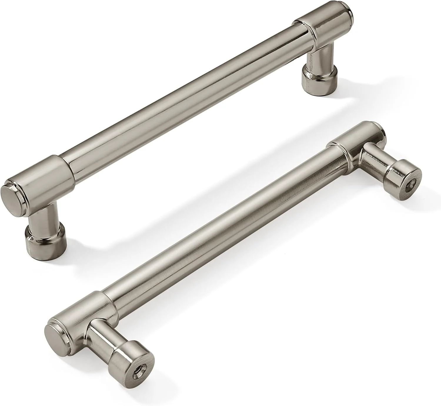 دستگیره کابینت Khtumeware نیکل ساتن برس خورده - مرکز به مرکز 5 اینچ (تقریباً 128 میلی متر) - بسته 12 عددی - دستگیره آشپزخانه برای کابینت، دستگیره کمد، دستگیره کشو