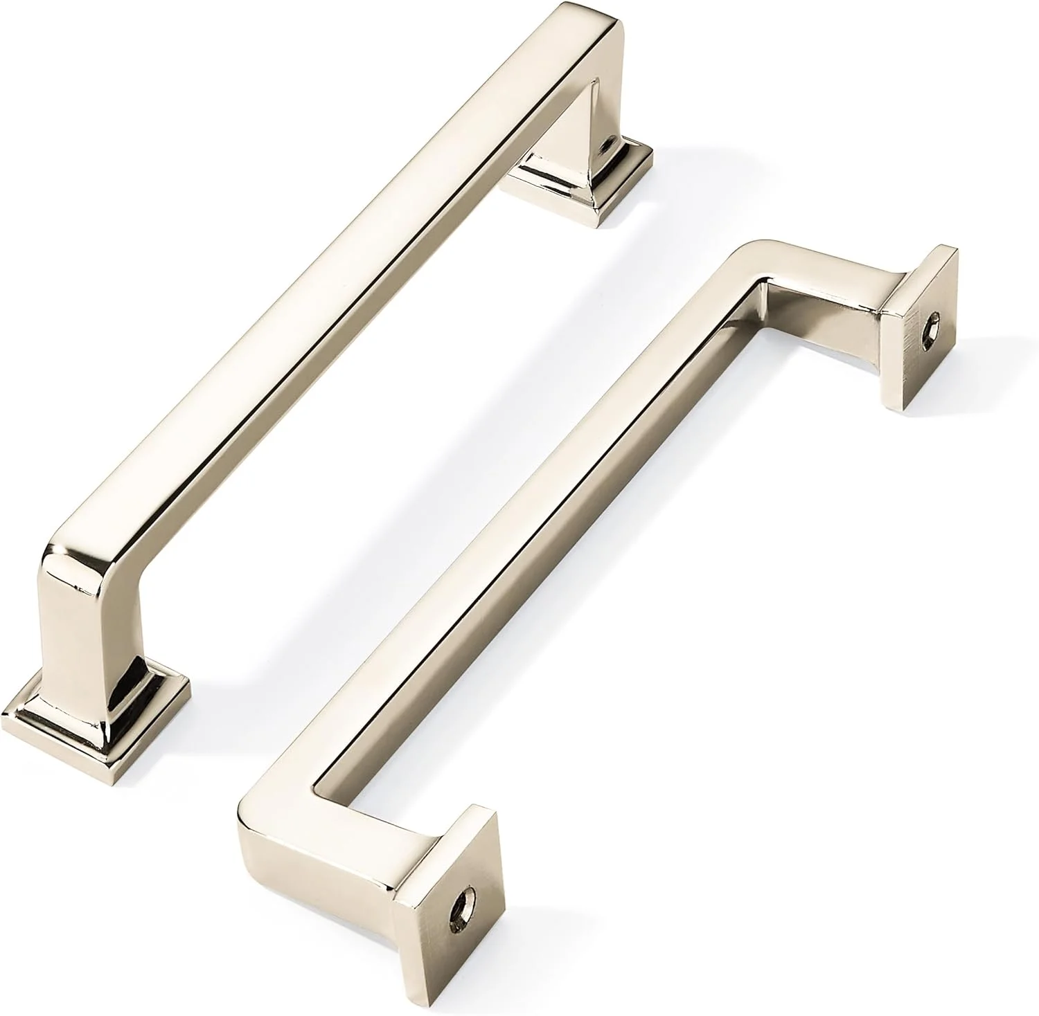 دستگیره کابینت نیکل براق Khtumeware، بسته 10 عددی، 5 اینچ (128 میلی متر) فاصله مرکز سوراخ، دستگیره های سخت افزاری آشپزخانه میله ای مستقیم برای کابینت ها و کشوها دستگیره کابینت نیکل براق Khtumeware، بسته 10 عددی، 5 اینچ (128 میلی متر) فاصله مرکز سوراخ، دستگیره های سخت افزاری آشپزخانه میله ای مستقیم برای کابینت ها و کشوها