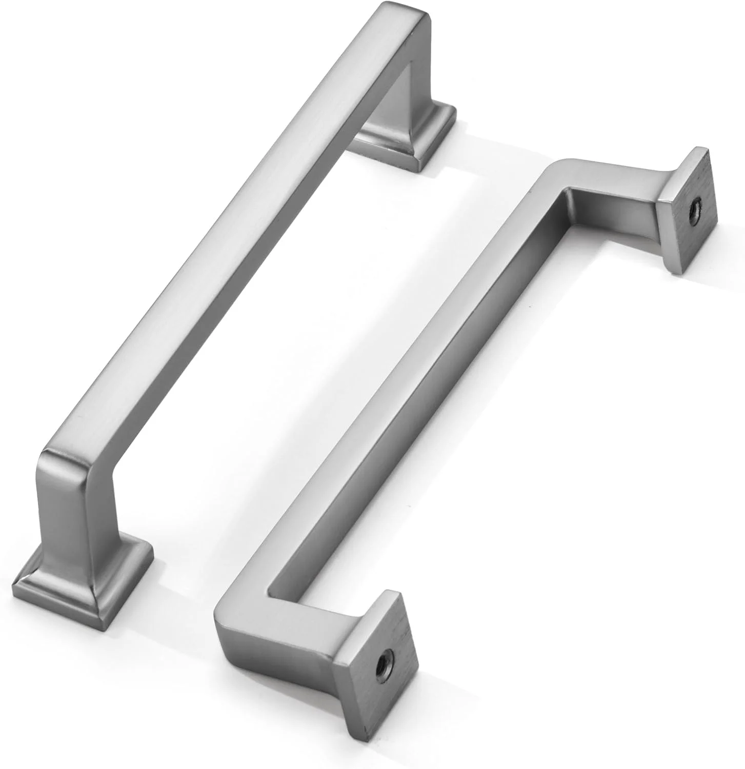 دستگیره کابینت نیکل برس خورده Khtumeware، بسته 6 عددی، فاصله مرکز سوراخ 5 اینچ (128 میلی متر)، دستگیره های کابینت نیکل ساتن جامد، سخت افزار آشپزخانه، میله مستقیم برای کابینت ها و کشوها دستگیره کابینت نیکل برس خورده Khtumeware، بسته 6 عددی، فاصله مرکز سوراخ 5 اینچ (128 میلی متر)، دستگیره های کابینت نیکل ساتن جامد، سخت افزار آشپزخانه، میله مستقیم برای کابینت ها و کشوها