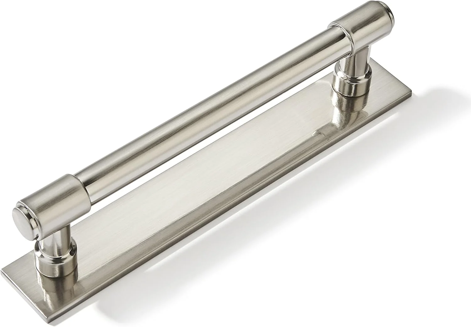 دستگیره کابینت Khtumeware، بسته 5 عددی، 5 اینچی (128 میلی متر) فاصله مرکز تا مرکز، نیکل برس خورده، با صفحه پشتی و پایه، دستگیره های جامد رویه کابینت آشپزخانه، سخت افزار کابینت دستگیره کابینت Khtumeware، بسته 5 عددی، 5 اینچی (128 میلی متر) فاصله مرکز تا مرکز، نیکل برس خورده، با صفحه پشتی و پایه، دستگیره های جامد رویه کابینت آشپزخانه، سخت افزار کابینت