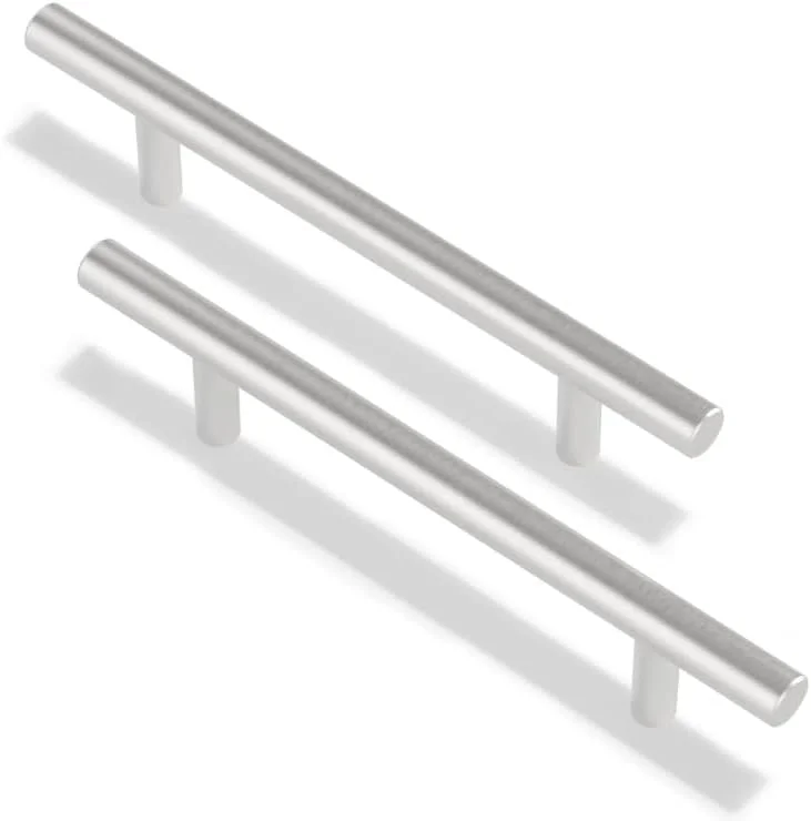 دستگیره کابینت استیل T شکل، طول 12 سانتی متر، بیرون زدگی 2.5 سانتی متر، سبک مدرن، نقره ای، ست 2 عددی دستگیره کابینت استیل T شکل، طول 12 سانتی متر، بیرون زدگی 2.5 سانتی متر، سبک مدرن، نقره ای، ست 2 عددی