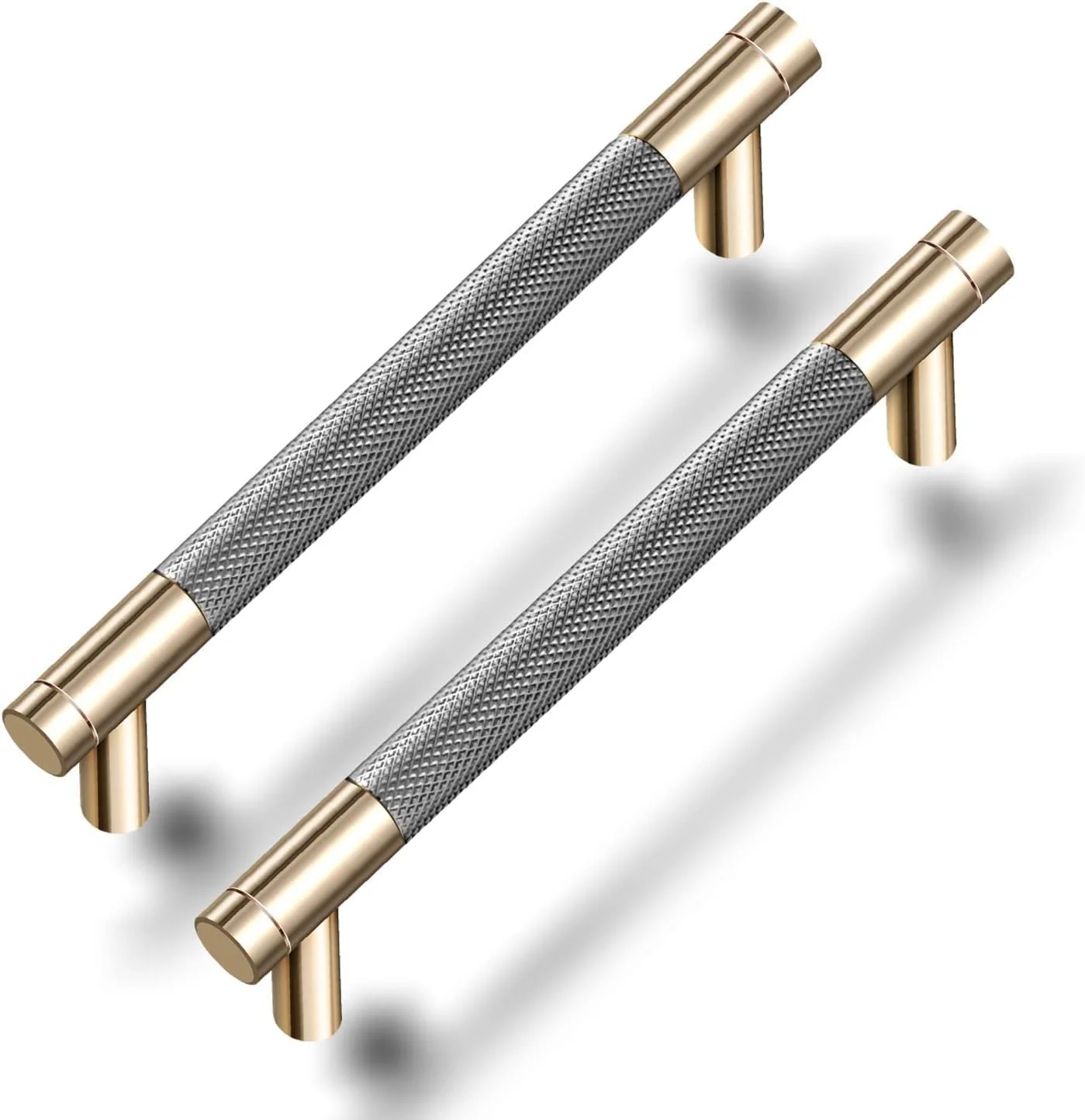 دستگیره کابینت TNTAIAHL بسته 6 عددی، 6.2 اینچی، مدرن خاکستری و طلایی، دستگیره های آلومینیومی کابینت با طرح الماسی آجدار، سخت افزار کشو برای درب کابینت آشپزخانه و حمام (مرکز سوراخ 5 اینچی) دستگیره کابینت TNTAIAHL بسته 6 عددی، 6.2 اینچی، مدرن خاکستری و طلایی، دستگیره های آلومینیومی کابینت با طرح الماسی آجدار، سخت افزار کشو برای درب کابینت آشپزخانه و حمام (مرکز سوراخ 5 اینچی)