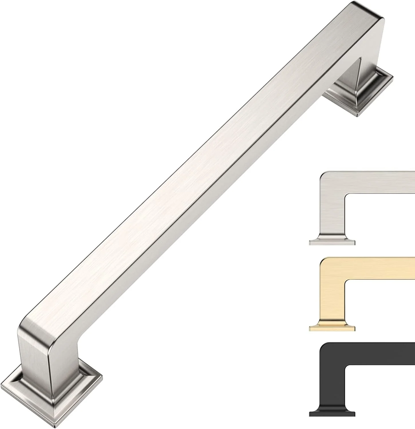 دستگیره کابینت آشپزخانه 9BUILD، 10 عددی، 12.7 سانتی متری، نیکل ساتن برس خورده، دستگیره های سخت افزاری کابینت آشپزخانه، دستگیره کابینت، دستگیره کمد دستگیره کابینت آشپزخانه 9BUILD، 10 عددی، 12.7 سانتی متری، نیکل ساتن برس خورده، دستگیره های سخت افزاری کابینت آشپزخانه، دستگیره کابینت، دستگیره کمد