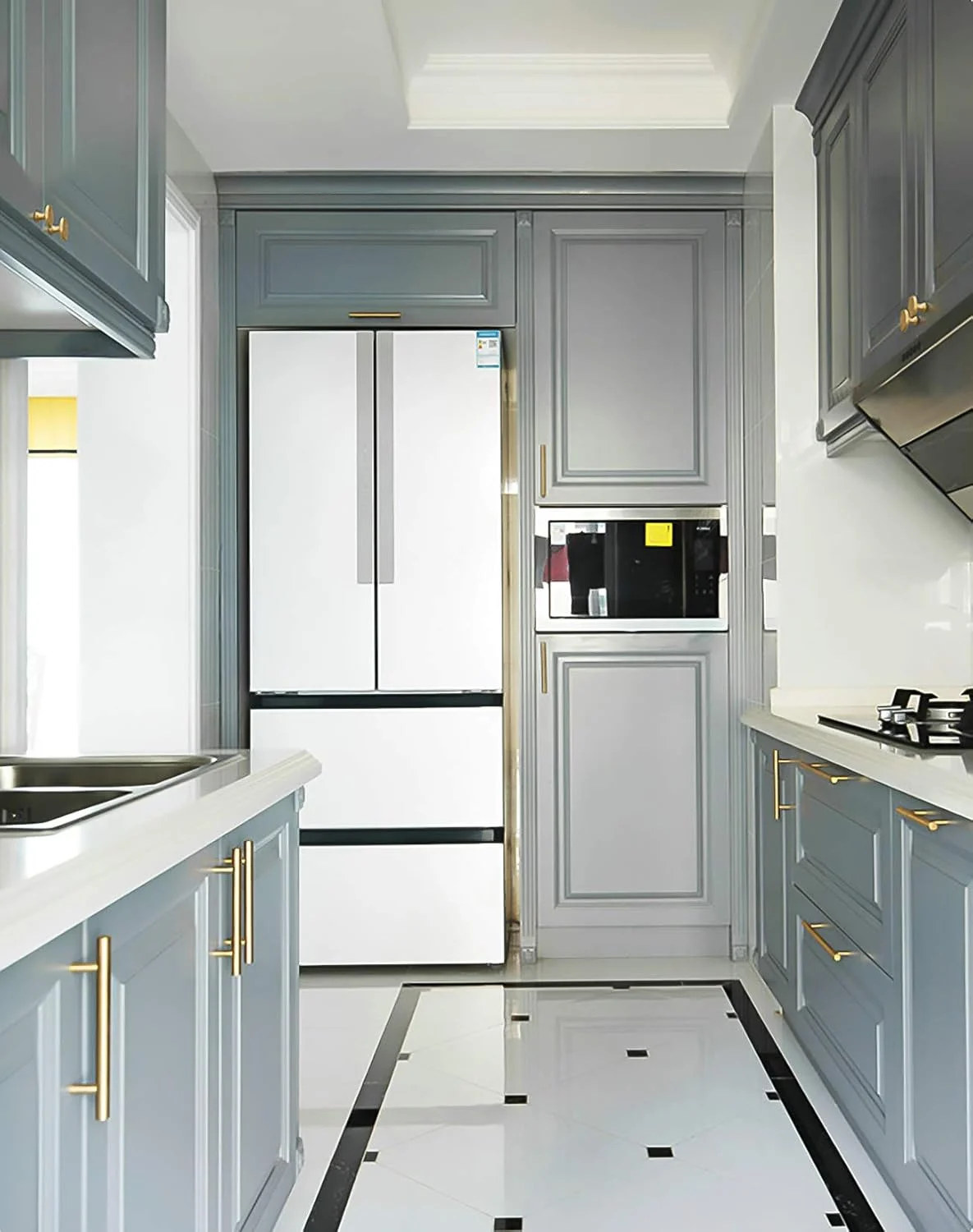 هاتچ بسته 10 عددی دستگیره کشو کابینت برنجی برس خورده 8 اینچی، دستگیره T شکل استیل ضد زنگ، طول 6 اینچ، فاصله مرکز سوراخ 5 اینچ