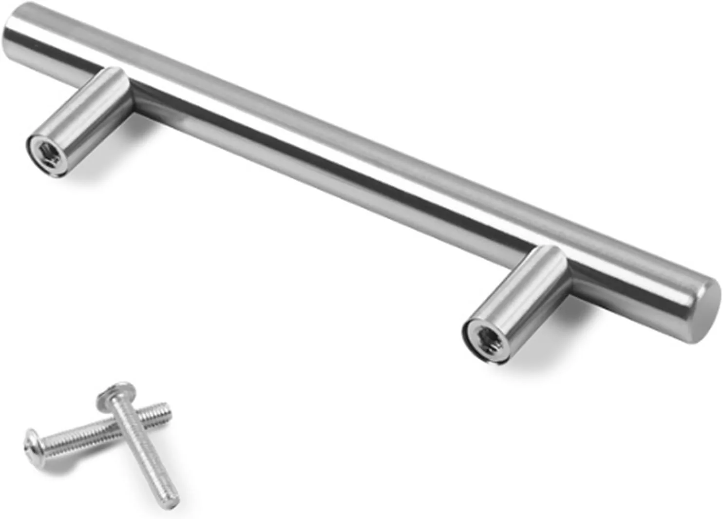 دستگیره کابینت Beauenty بسته 10 عددی، دستگیره های T شکل استیل ضد زنگ، دستگیره درب کشو آشپزخانه (نقره ای، 128 میلی متر) دستگیره کابینت Beauenty بسته 10 عددی، دستگیره های T شکل استیل ضد زنگ، دستگیره درب کشو آشپزخانه (نقره ای، 128 میلی متر)