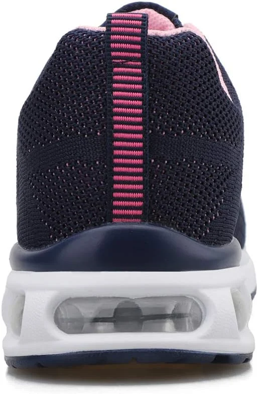 کفش ورزشی زنانه مینبی، دارای بالشتک هوا، کفش داخلی، کفش ورزشی فضای باز، بند تنفسی، کفش ورزشی زنانه، تخت، سایز 35-44 اروپا