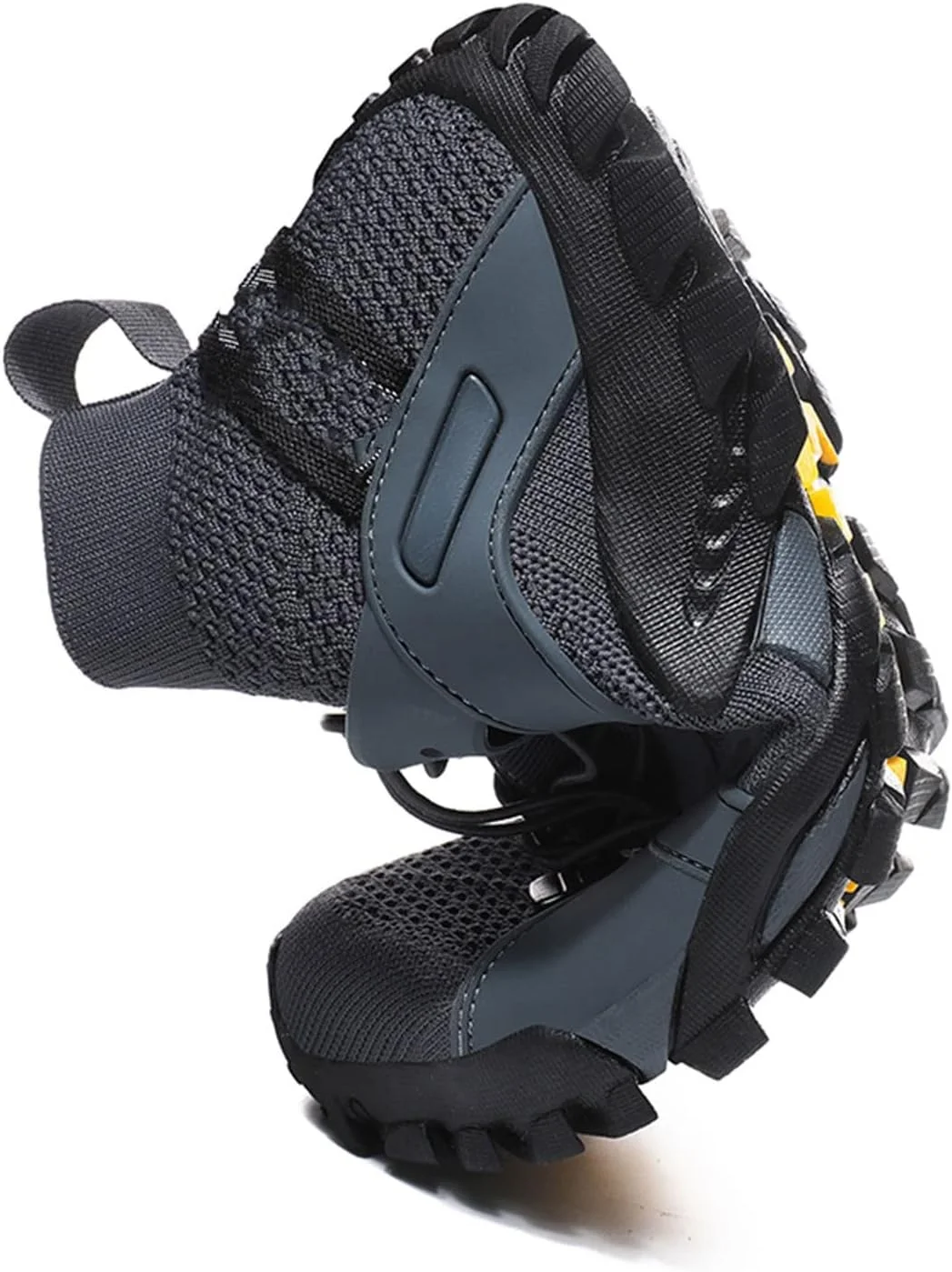 کفش ورزشی پیاده روی زنانه LUCIY ساق بلند، کفش آبی بالارود بدون پاشنه مردانه و زنانه، کفش کوهنوردی فضای باز، کفش ورزشی پیاده روی تنفسی کشسان بالا، مناسب برای هر دو جنسیت (سایز: 41)