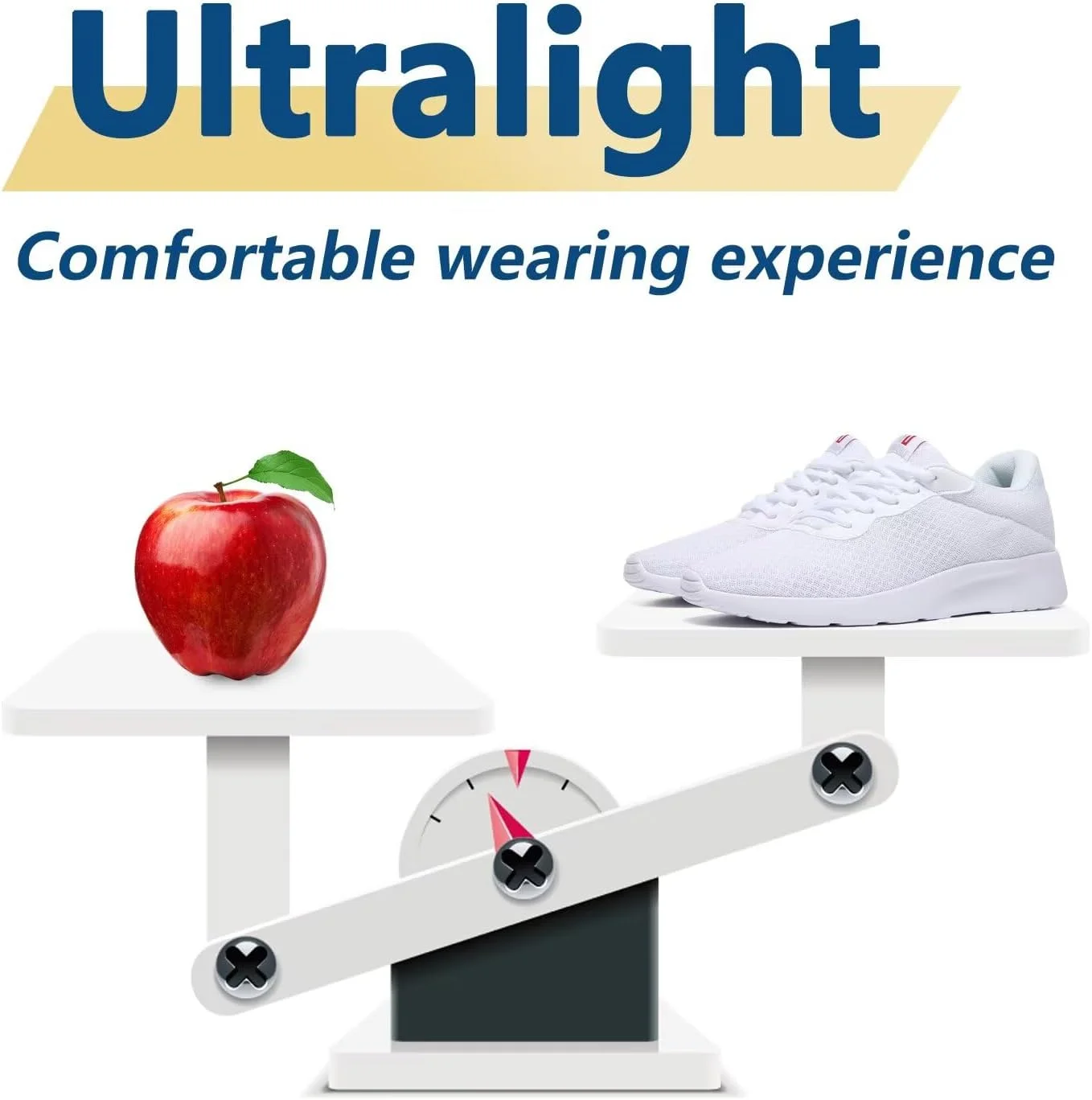 کفش پیاده روی زنانه MAIITRIP، کفش های تنیس و دویدن فوق العاده سبک و تنفسی، کفش های کتانی غیر لغزنده، راحت و شیک، مناسب کار، باشگاه، تمرین، ورزش و دویدن