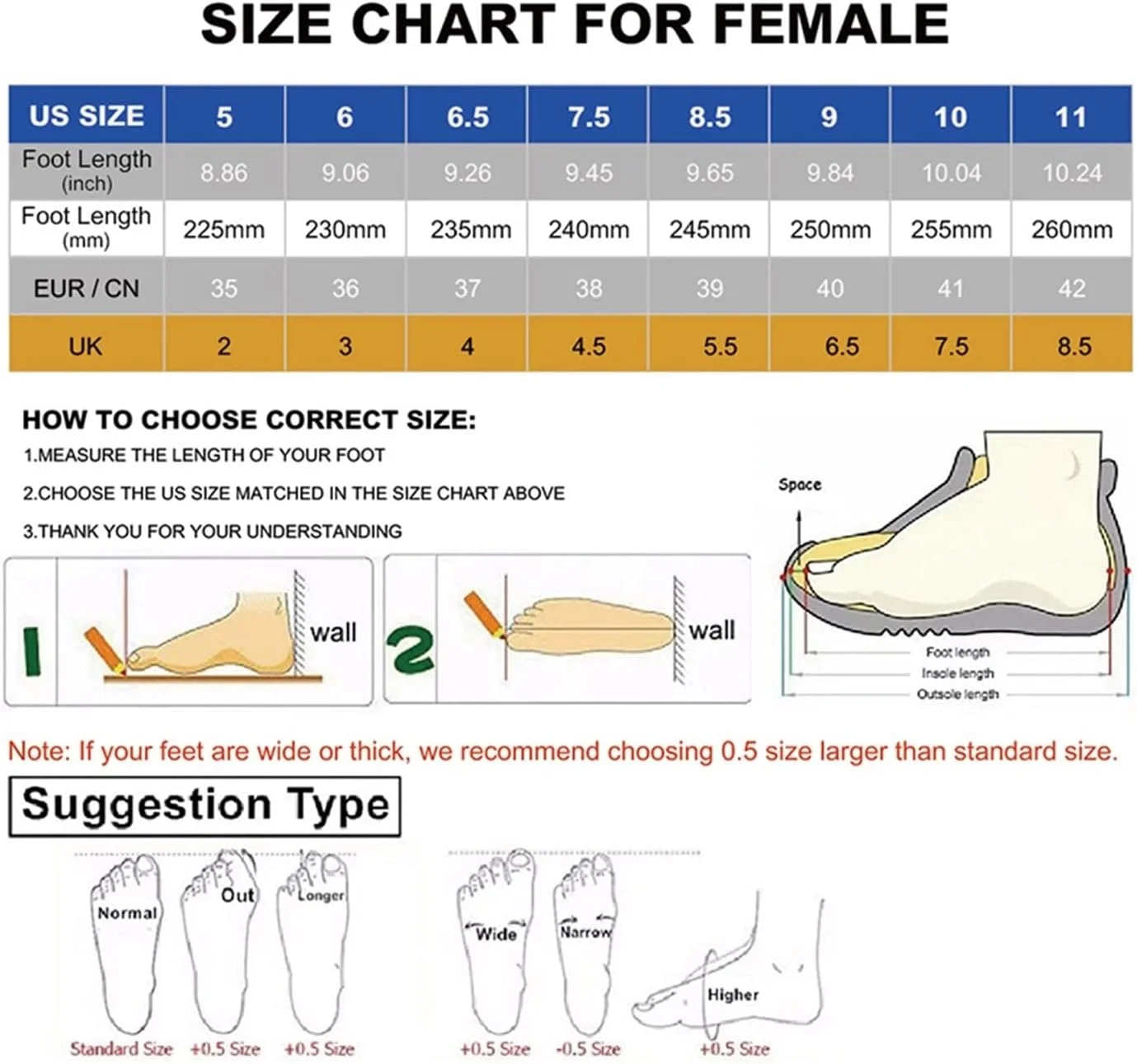 کفش ورزشی پیاده روی زنانه LUCIY ساق بلند، کفش آبی بالارود بدون پاشنه مردانه و زنانه، کفش کوهنوردی فضای باز، کفش ورزشی پیاده روی تنفسی کشسان بالا، مناسب برای هر دو جنسیت (سایز: 41)
