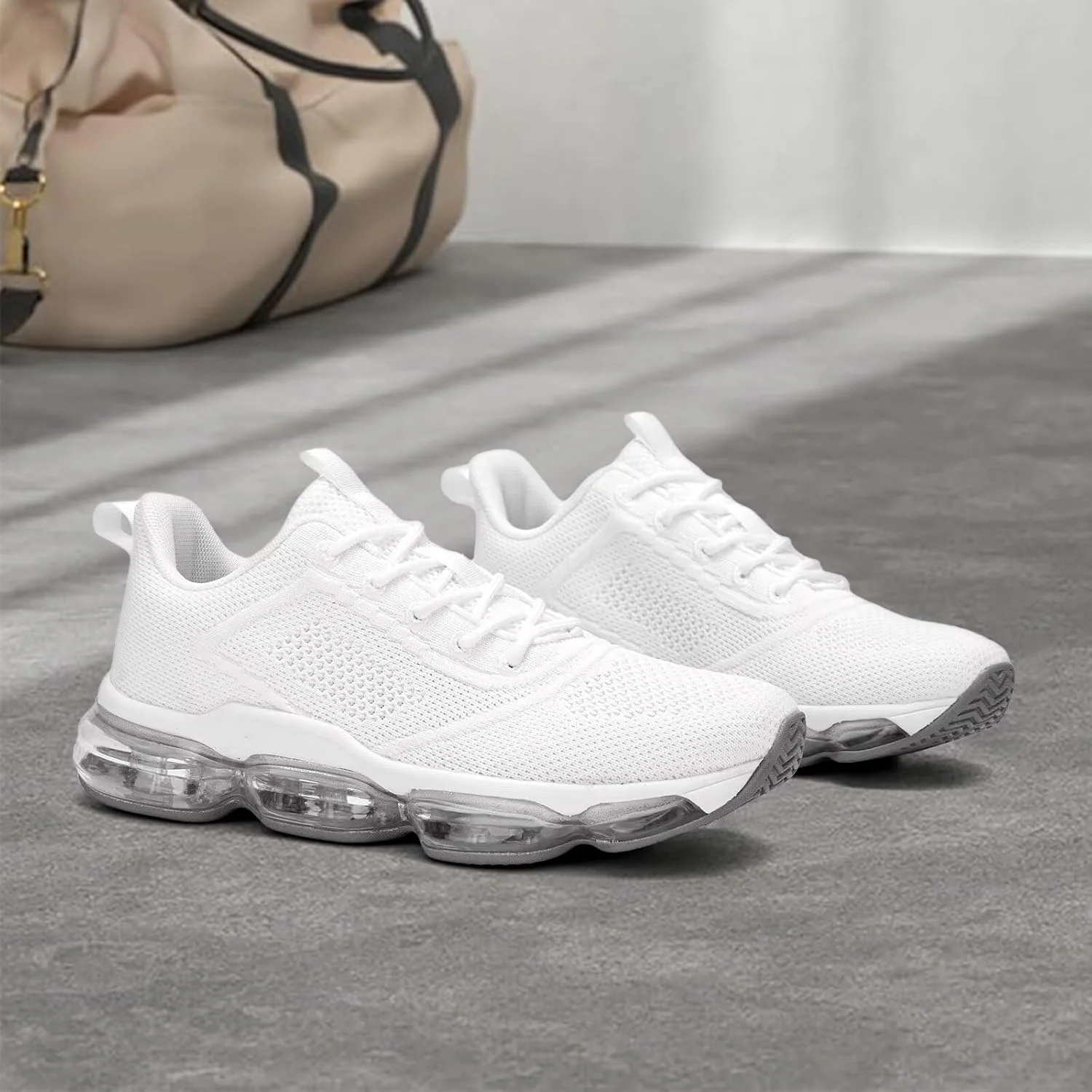 کفش پیاده روی زنانه، سبک وزن، غیر رسمی، مناسب کار، دویدن، کفش های ورزشی تنفسی ضد لغزش، کفش های ورزشی مد روز