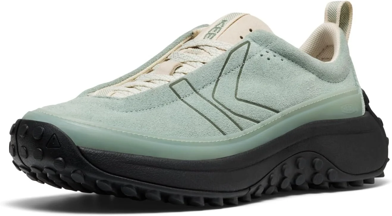 کفش ورزشی زنانه KEEN مدل Ks Mino، راحت، تنفس پذیر، بادوام، شیک و با کشش بالا، سبز یخی/مشکی، سایز 9.5