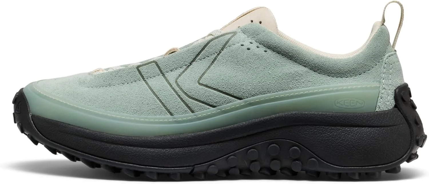 کفش ورزشی زنانه KEEN مدل Ks Mino، راحت، تنفس پذیر، بادوام، شیک و با کشش بالا، سبز یخی/مشکی، سایز 9.5