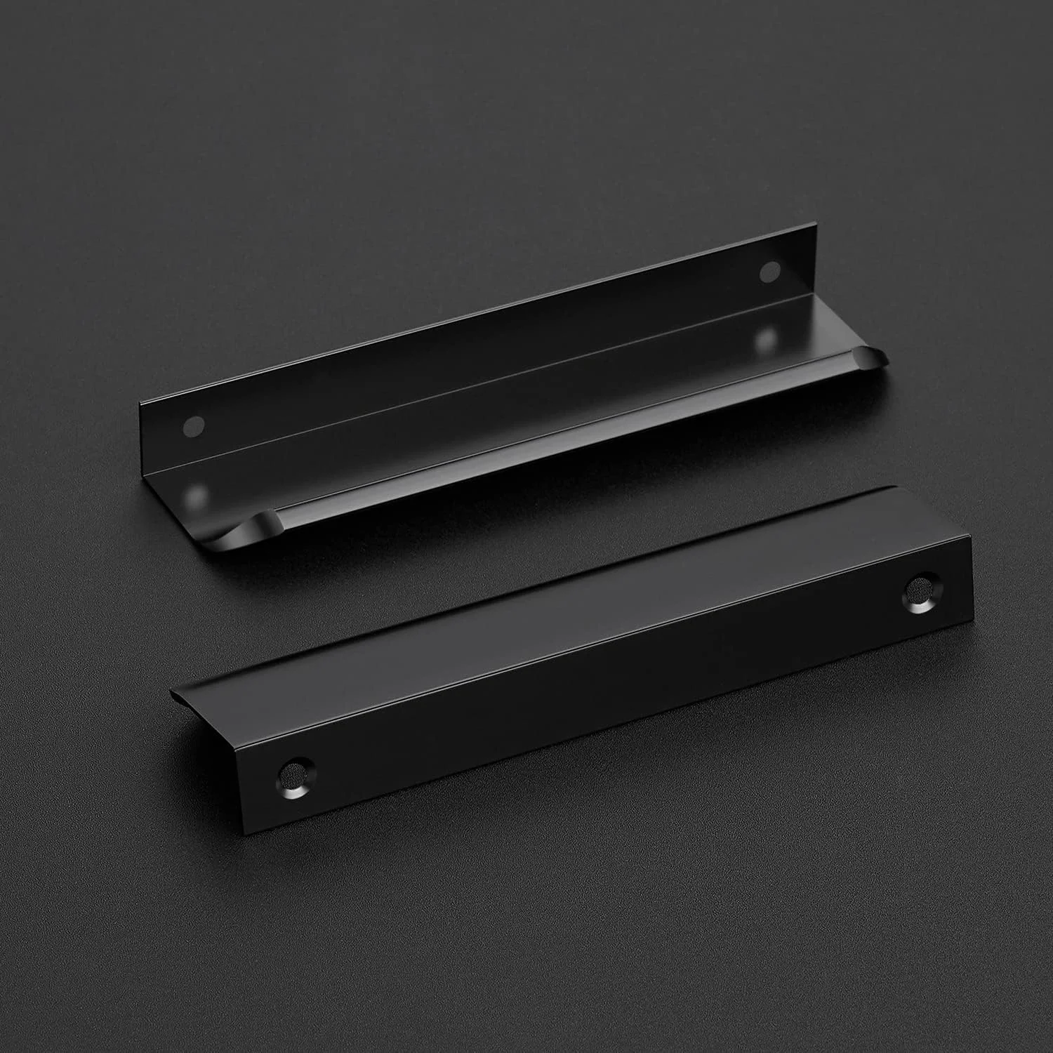 دستگیره کابینت راوینته، بسته 6 عددی، مشکی، 150 میلی متر، دستگیره لبه ای، فاصله مرکز سوراخ 128 میلی متر، دستگیره انگشتی برای کابینت دستگیره کابینت راوینته، بسته 6 عددی، مشکی، 150 میلی متر، دستگیره لبه ای، فاصله مرکز سوراخ 128 میلی متر، دستگیره انگشتی برای کابینت