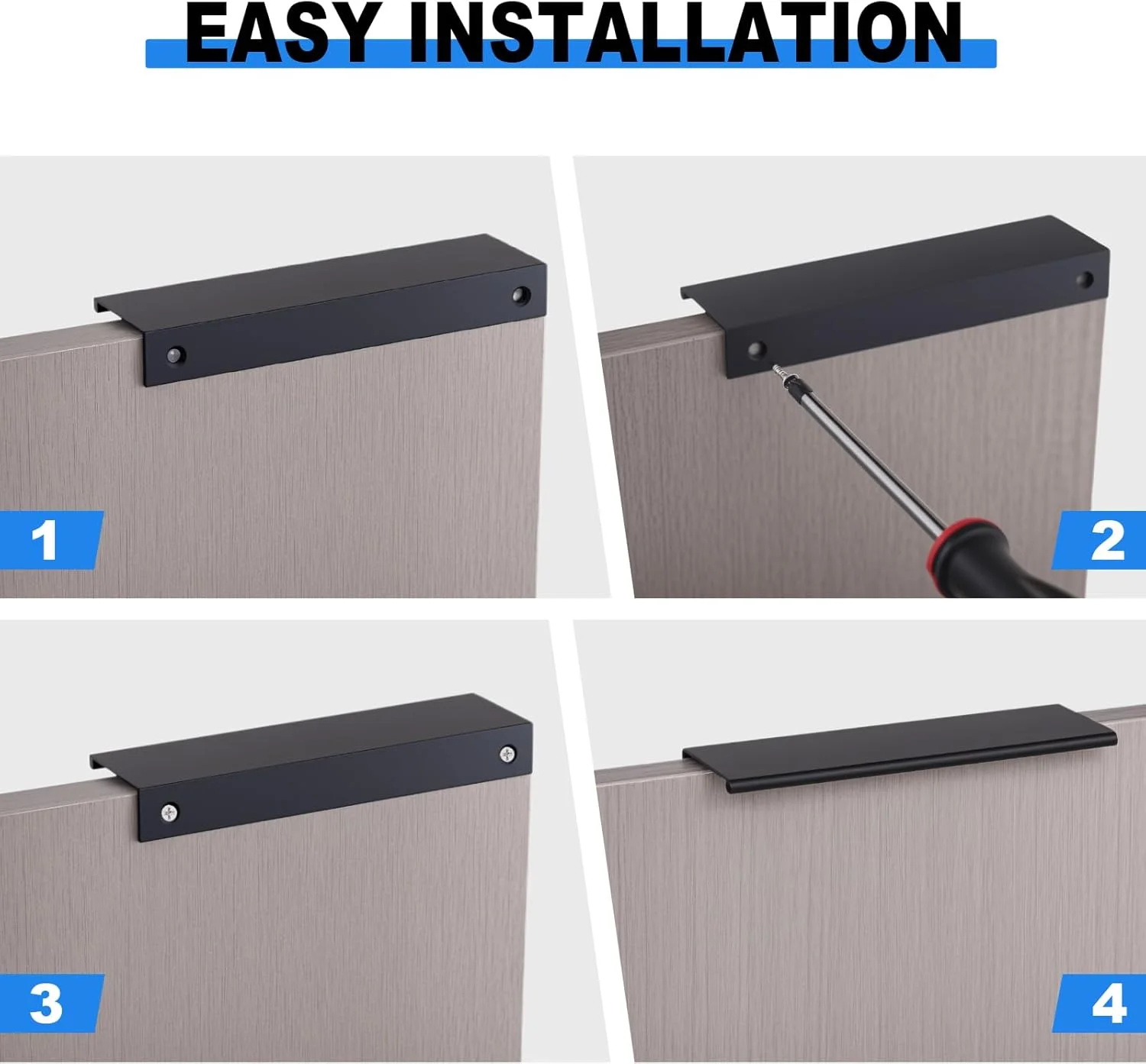 دستگیره کابینت ScentFlows، یراق آلات کابینت آشپزخانه، دستگیره لبه کابینت آلیاژ آلومینیوم، دستگیره انگشتی کابینت دستگیره کابینت ScentFlows، یراق آلات کابینت آشپزخانه، دستگیره لبه کابینت آلیاژ آلومینیوم، دستگیره انگشتی کابینت