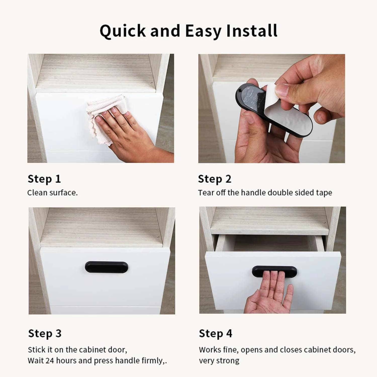 دستگیره کشویی مستطیلی خود چسب، بسته 5 عددی، دستگیره های چسبی 10 سانتی متری، دستگیره انگشتی درب مشکی مات برای درب های کشویی کمد، دستگیره درب انبار کشویی، سخت افزار دستگیره درب استیل ضد زنگ دستگیره کشویی مستطیلی خود چسب، بسته 5 عددی، دستگیره های چسبی 10 سانتی متری، دستگیره انگشتی درب مشکی مات برای درب های کشویی کمد، دستگیره درب انبار کشویی، سخت افزار دستگیره درب استیل ضد زنگ