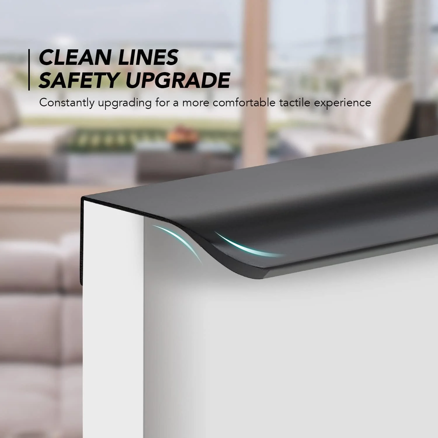 دستگیره کابینت راوینته، بسته 6 عددی، مشکی، 150 میلی متر، دستگیره لبه ای، فاصله مرکز سوراخ 128 میلی متر، دستگیره انگشتی برای کابینت دستگیره کابینت راوینته، بسته 6 عددی، مشکی، 150 میلی متر، دستگیره لبه ای، فاصله مرکز سوراخ 128 میلی متر، دستگیره انگشتی برای کابینت