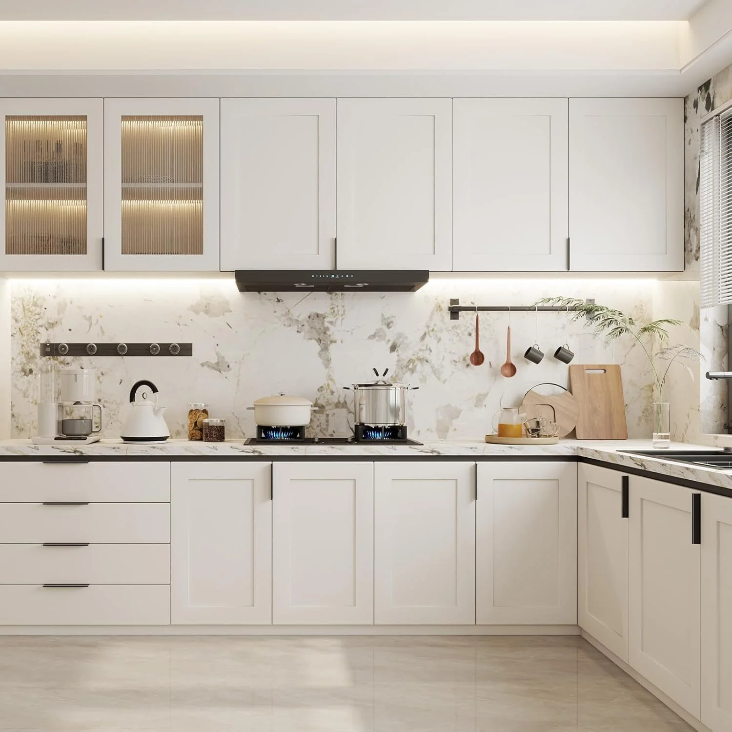 دستگیره کابینت مشکی Peaha بسته 10 عددی، سخت افزار کابینت آشپزخانه، آلیاژ آلومینیوم، دستگیره لبه کابینت، دستگیره انگشتی مشکی، 76 میلی متر / 3 اینچ مرکز به مرکز دستگیره کابینت مشکی Peaha بسته 10 عددی، سخت افزار کابینت آشپزخانه، آلیاژ آلومینیوم، دستگیره لبه کابینت، دستگیره انگشتی مشکی، 76 میلی متر / 3 اینچ مرکز به مرکز