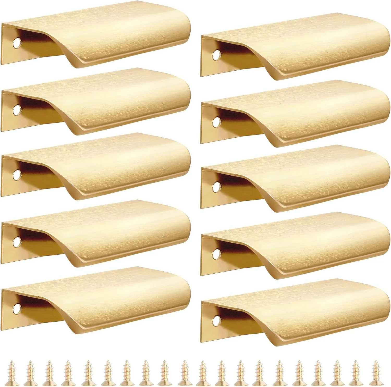 دستگیره مخفی لبه طلایی کابینت Malimali بسته 10 عددی، 8 سانتی متری، دستگیره کشو، دستگیره مدرن آلومینیومی زبانه دار برای درب کمد، رنگ برنجی خش دار دستگیره مخفی لبه طلایی کابینت Malimali بسته 10 عددی، 8 سانتی متری، دستگیره کشو، دستگیره مدرن آلومینیومی زبانه دار برای درب کمد، رنگ برنجی خش دار