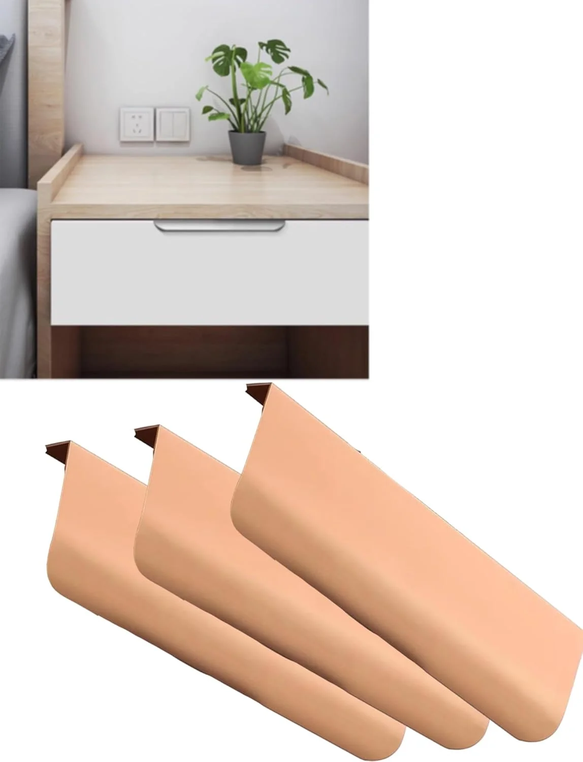 دستگیره های کابینت مینیمالیستی توکار، دستگیره های مخفی انگشتی نصب شده در کنار برای کمد لباس و کابینت آشپزخانه / دستگیره های درب مخفی شیک (طلایی، 6 عددی، طول 15 سانتی متر) دستگیره های کابینت مینیمالیستی توکار، دستگیره های مخفی انگشتی نصب شده در کنار برای کمد لباس و کابینت آشپزخانه / دستگیره های درب مخفی شیک (طلایی، 6 عددی، طول 15 سانتی متر)