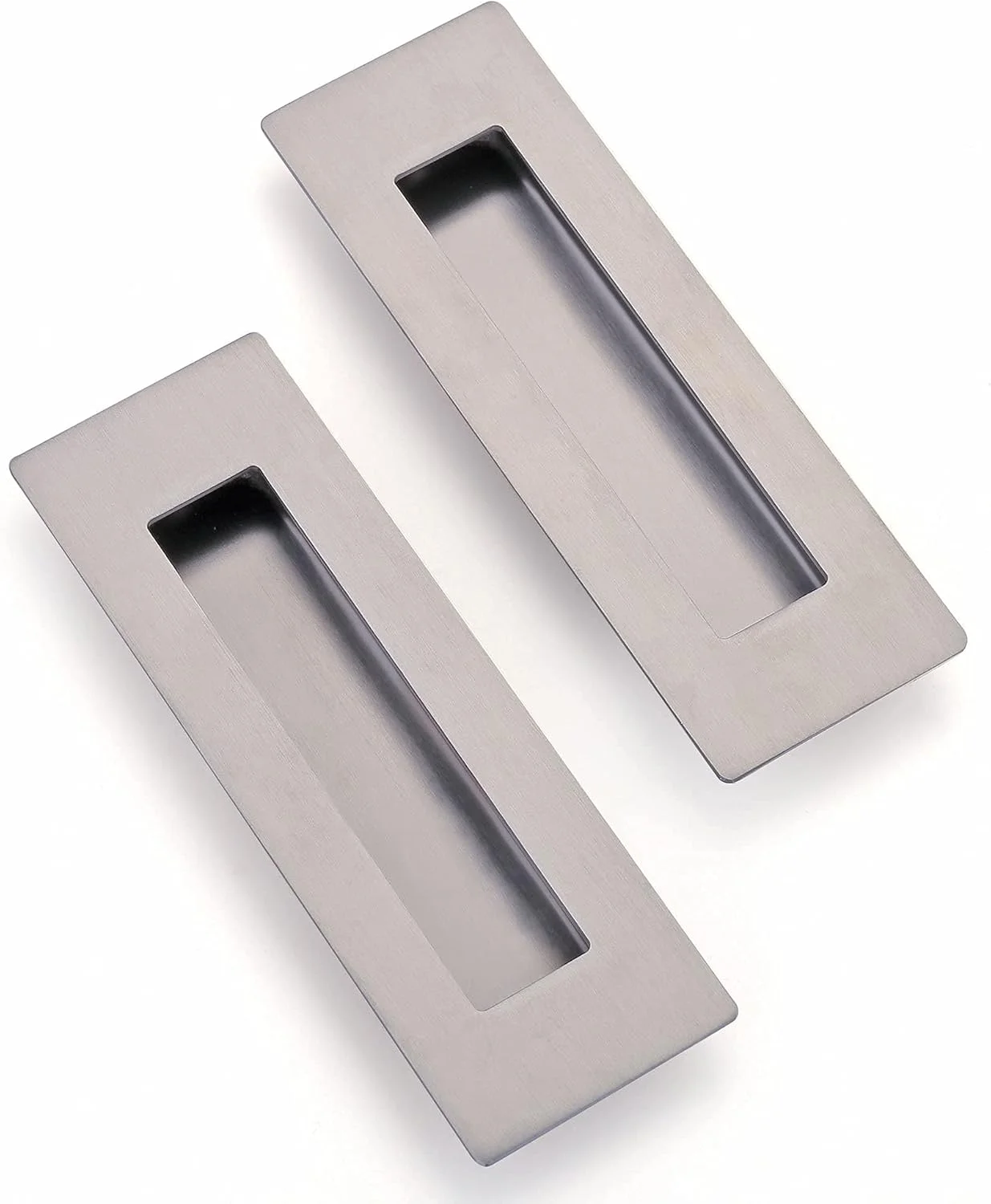 دستگیره کشویی درب کیتموسه 6 اینچی، بسته 2 عددی دستگیره های فرورفته استیل ضد زنگ با پیچ های نصب، پرداخت برس خورده، دستگیره های انگشتی مستطیلی همسطح برای کشو، کابینت، کمد، درب انبار دستگیره کشویی درب کیتموسه 6 اینچی، بسته 2 عددی دستگیره های فرورفته استیل ضد زنگ با پیچ های نصب، پرداخت برس خورده، دستگیره های انگشتی مستطیلی همسطح برای کشو، کابینت، کمد، درب انبار