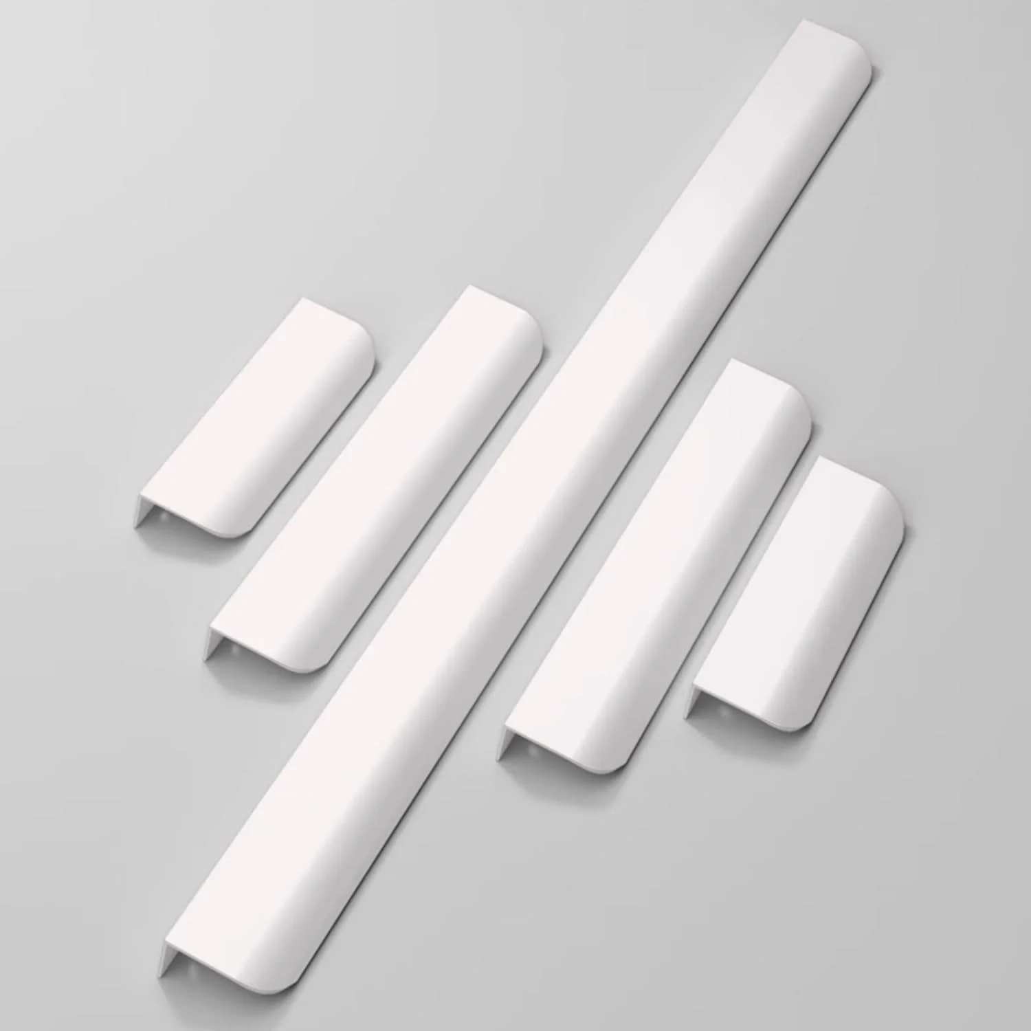 دستگیره کابینت LRYELWA بسته 2 عددی، دستگیره کشو آشپزخانه، دستگیره لبه انگشتی آلومینیومی، دستگیره های منحنی، دستگیره های مخفی درب کمد لباس، دستگیره برای کمد لباس خانگی، همراه با پیچ (200 میلی متر، سفید) دستگیره کابینت LRYELWA بسته 2 عددی، دستگیره کشو آشپزخانه، دستگیره لبه انگشتی آلومینیومی، دستگیره های منحنی، دستگیره های مخفی درب کمد لباس، دستگیره برای کمد لباس خانگی، همراه با پیچ (200 میلی متر، سفید)