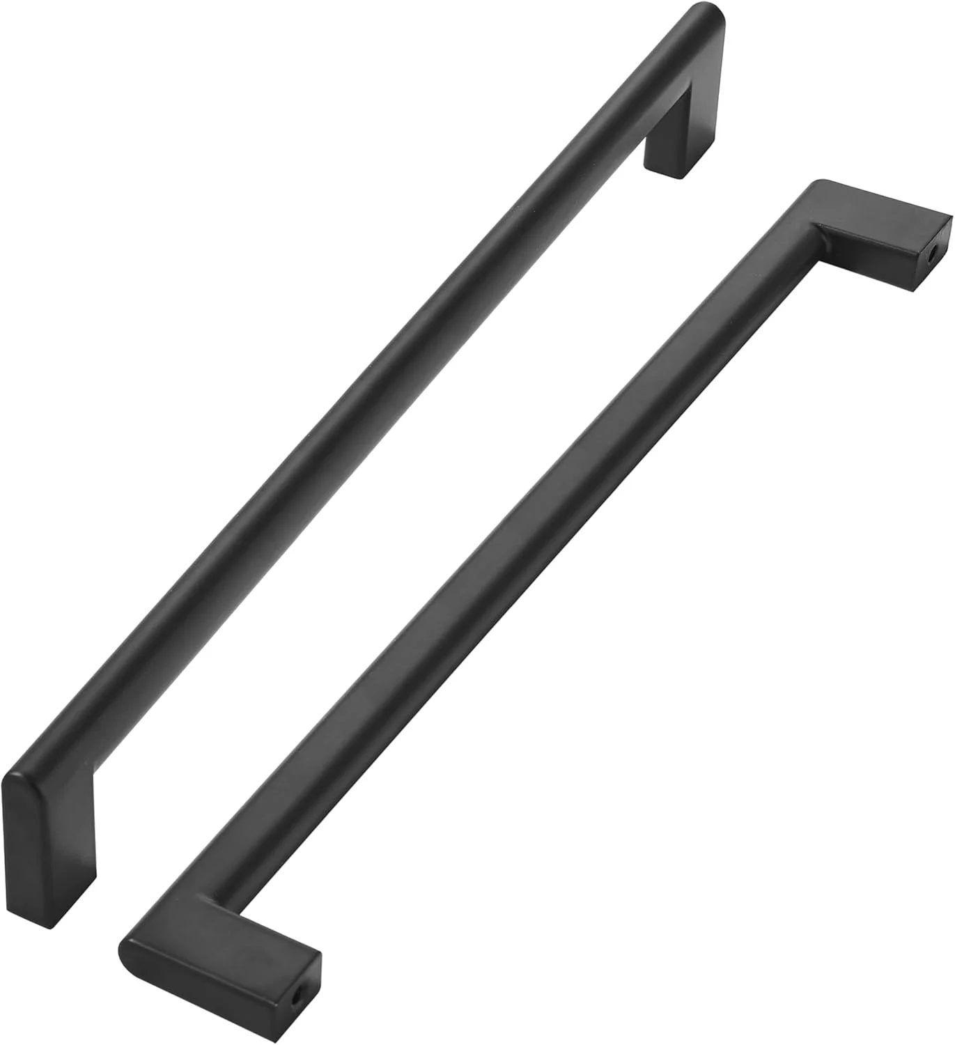دستگیره کابینت مشکی مات Khtumeware، طول 30 سانتیمتر، 6 عددی، دستگیره کشو آشپزخانه سنگین و بادوام، سخت افزار برای حمام، کشو، کابینت، درب کابینت