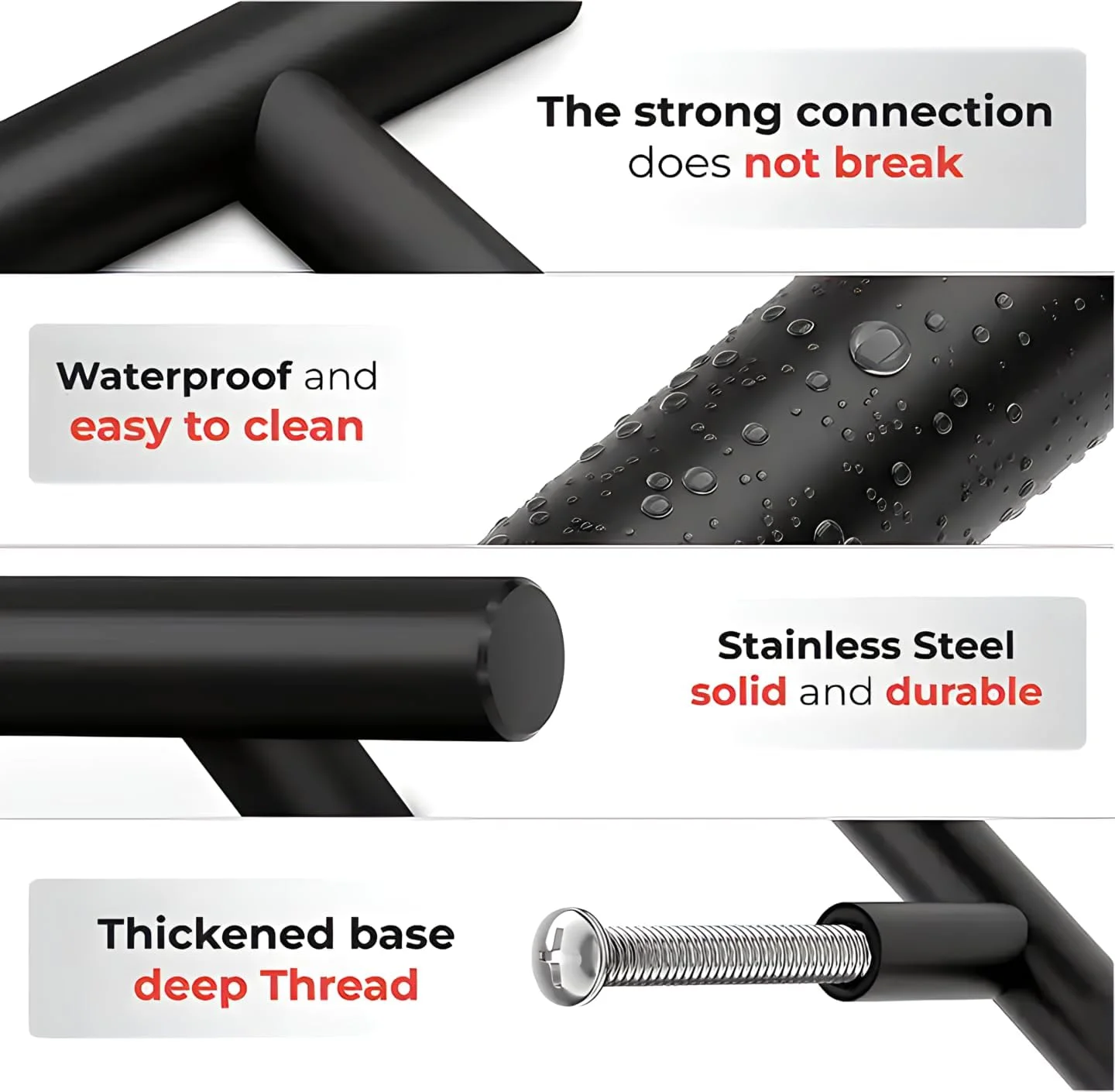 دستگیره کابینت آشپزخانه فرست پرو بسته 10 عددی، دستگیره درب آشپزخانه استیل ضد زنگ 96 میلی متری، دستگیره های کشو کمد T شکل با مرکز سوراخ 150 میلی متری همراه با پیچ، دستگیره های کشو آشپزخانه برای کمد اتاق خواب حمام دستگیره کابینت آشپزخانه فرست پرو بسته 10 عددی، دستگیره درب آشپزخانه استیل ضد زنگ 96 میلی متری، دستگیره های کشو کمد T شکل با مرکز سوراخ 150 میلی متری همراه با پیچ، دستگیره های کشو آشپزخانه برای کمد اتاق خواب حمام