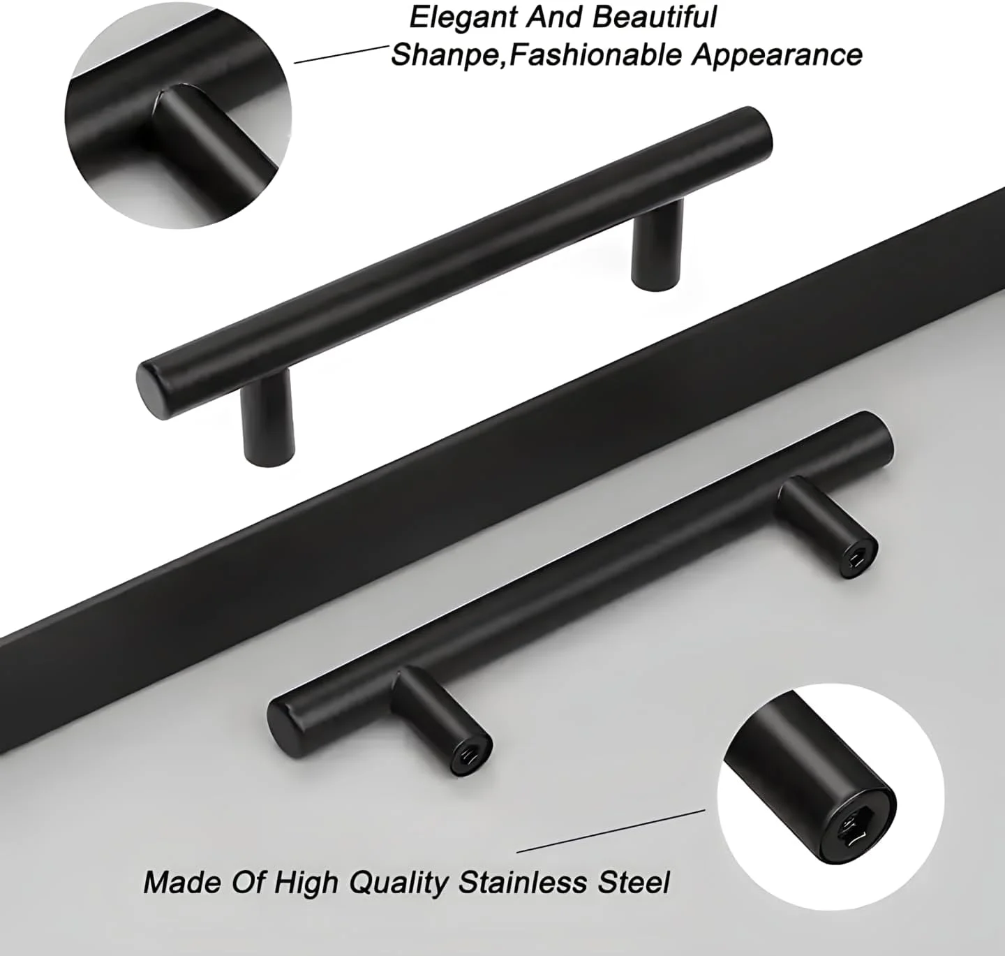 دستگیره کابینت آشپزخانه فرست پرو بسته 10 عددی، دستگیره درب آشپزخانه استیل ضد زنگ 96 میلی متری، دستگیره های کشو کمد T شکل با مرکز سوراخ 150 میلی متری همراه با پیچ، دستگیره های کشو آشپزخانه برای کمد اتاق خواب حمام دستگیره کابینت آشپزخانه فرست پرو بسته 10 عددی، دستگیره درب آشپزخانه استیل ضد زنگ 96 میلی متری، دستگیره های کشو کمد T شکل با مرکز سوراخ 150 میلی متری همراه با پیچ، دستگیره های کشو آشپزخانه برای کمد اتاق خواب حمام