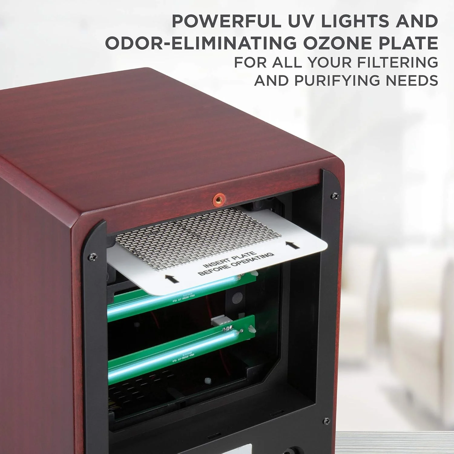 دستگاه تصفیه هوا و تولید کننده اوزون 5 در 1 Ivation برای فضاهای تا 325 متر مربع، یونیزه کننده و خوشبو کننده - دارای 2 لامپ UV، فیلترهای فوتوکاتالیستی و کربنی، از بین برنده بوهای حیوانات خانگی، دود، غذا و غیره دستگاه تصفیه هوا و تولید کننده اوزون 5 در 1 Ivation برای فضاهای تا 325 متر مربع، یونیزه کننده و خوشبو کننده - دارای 2 لامپ UV، فیلترهای فوتوکاتالیستی و کربنی، از بین برنده بوهای حیوانات خانگی، دود، غذا و غیره