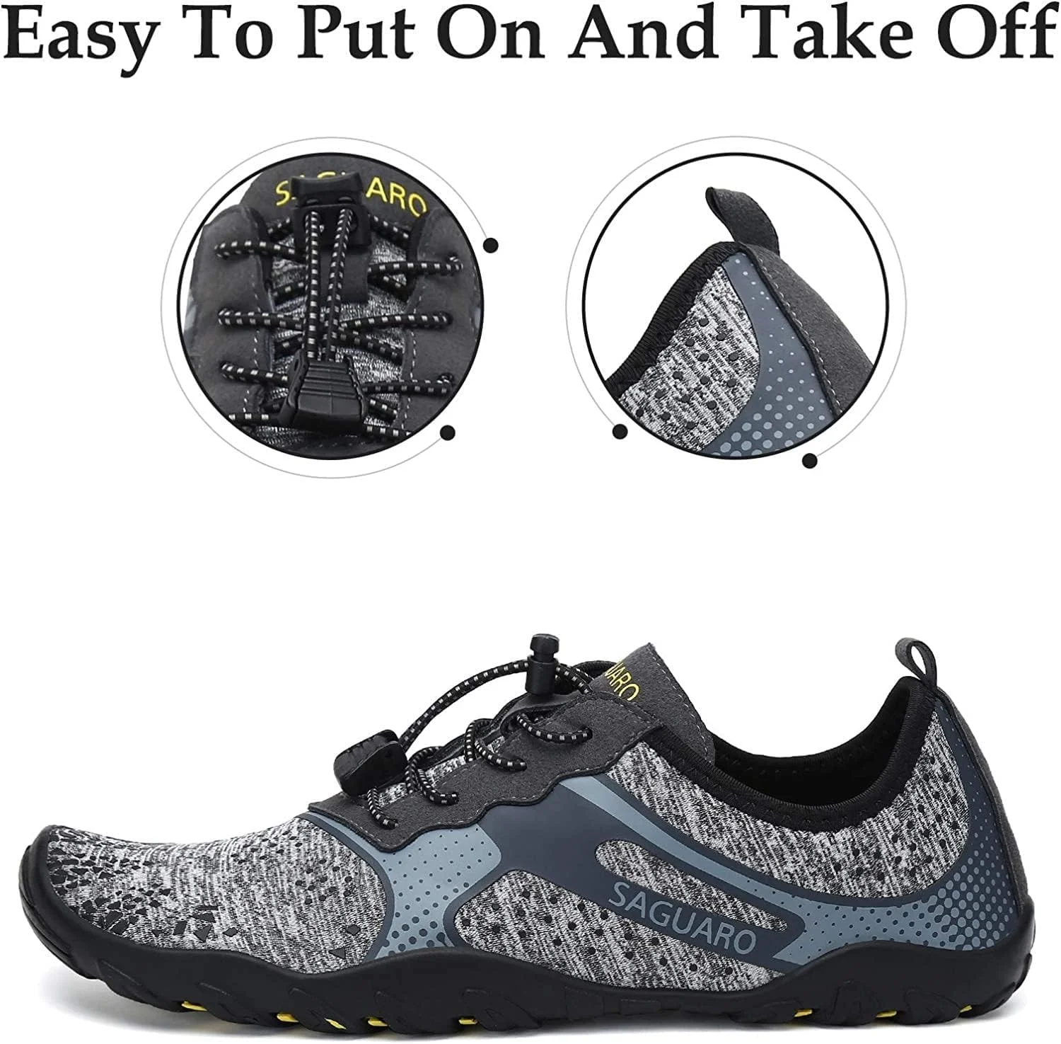 کفش‌های آبی کارارائو مردانه و زنانه، خشک‌شونده سریع، مناسب شنا، ساحل، استخر، موج‌سواری و ورزش‌های آبی