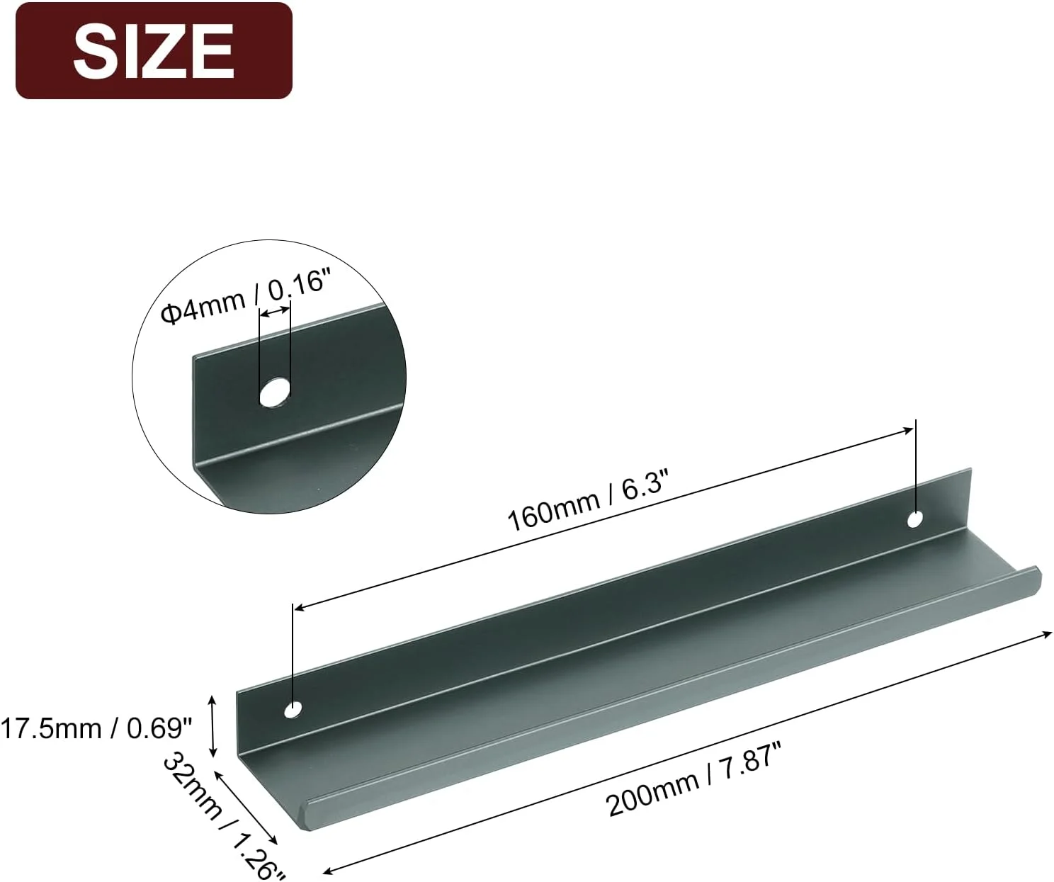 دستگیره لبه انگشتی کابینت سورسیینگ مپ، 10 عدد، 200 میلی متر / 7.87 اینچ، دستگیره مخفی پشتی آلیاژ آلومینیوم، دستگیره پنهان برای کابینت کشو آشپزخانه منزل، خاکستری دستگیره لبه انگشتی کابینت سورسیینگ مپ، 10 عدد، 200 میلی متر / 7.87 اینچ، دستگیره مخفی پشتی آلیاژ آلومینیوم، دستگیره پنهان برای کابینت کشو آشپزخانه منزل، خاکستری