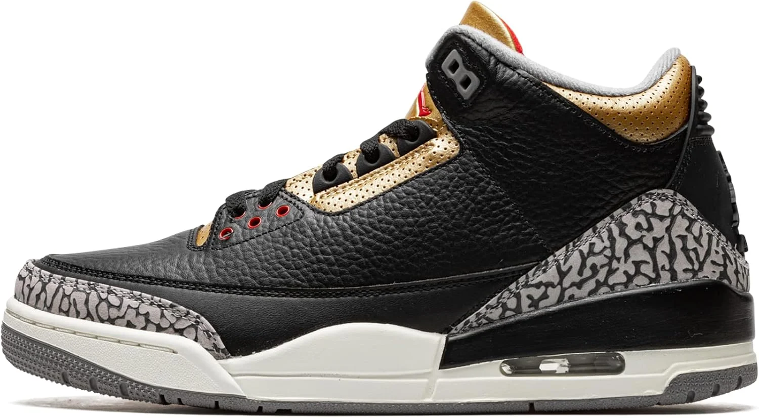 کفش زنانه ایر جردن 3 مدل CK9246 067 مشکی سیمانی طلایی - سایز 42.5 کفش زنانه ایر جردن 3 مدل CK9246 067 مشکی سیمانی طلایی - سایز 42.5