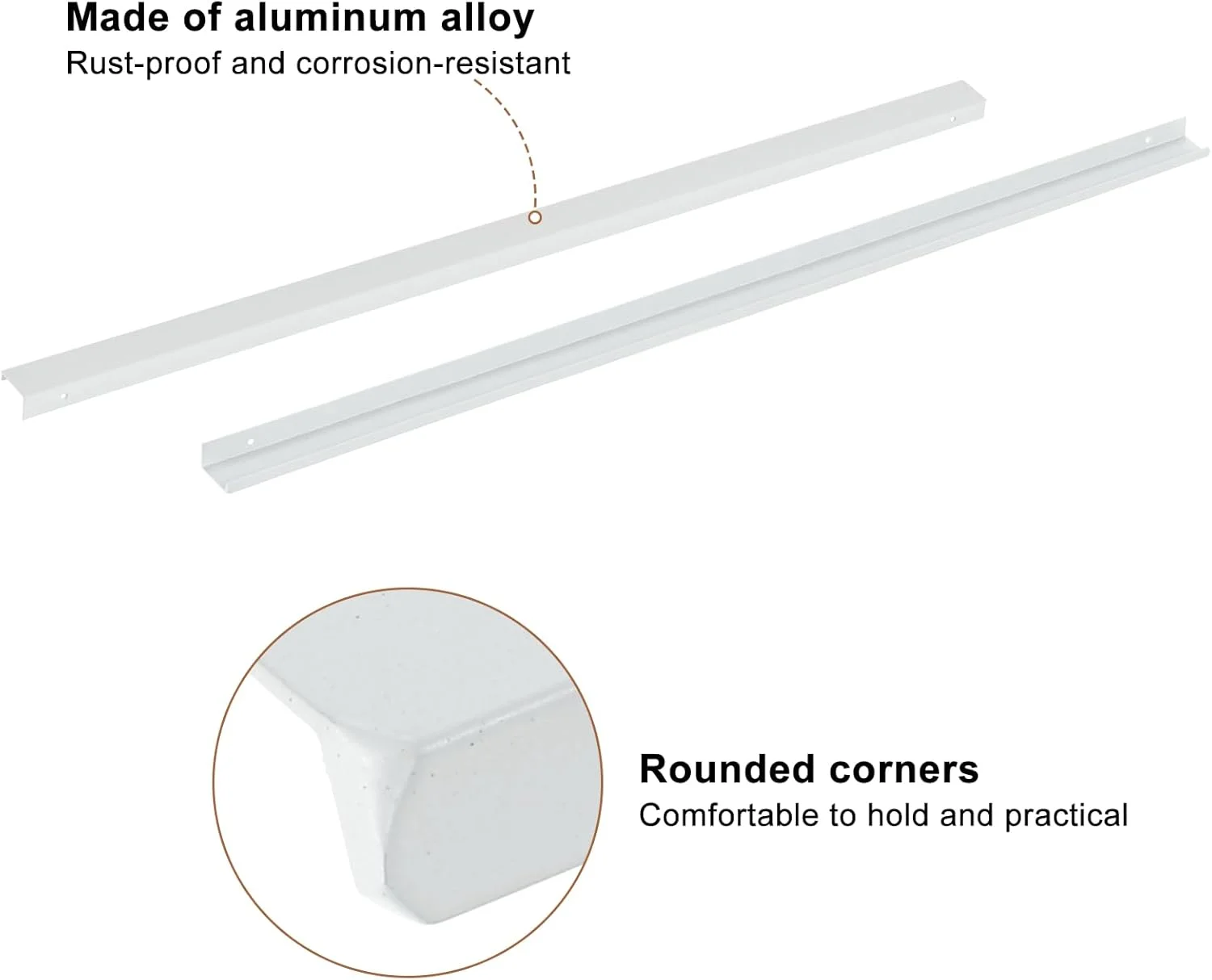 سورسینگ مپ دستگیره لبه انگشتی کابینت، 3 عدد 800 میلی متر / 31.5 اینچ آلیاژ آلومینیوم نصب پشتی دستگیره های مخفی کابینت دستگیره پنهان برای کابینت کشو آشپزخانه منزل، سفید سورسینگ مپ دستگیره لبه انگشتی کابینت، 3 عدد 800 میلی متر / 31.5 اینچ آلیاژ آلومینیوم نصب پشتی دستگیره های مخفی کابینت دستگیره پنهان برای کابینت کشو آشپزخانه منزل، سفید