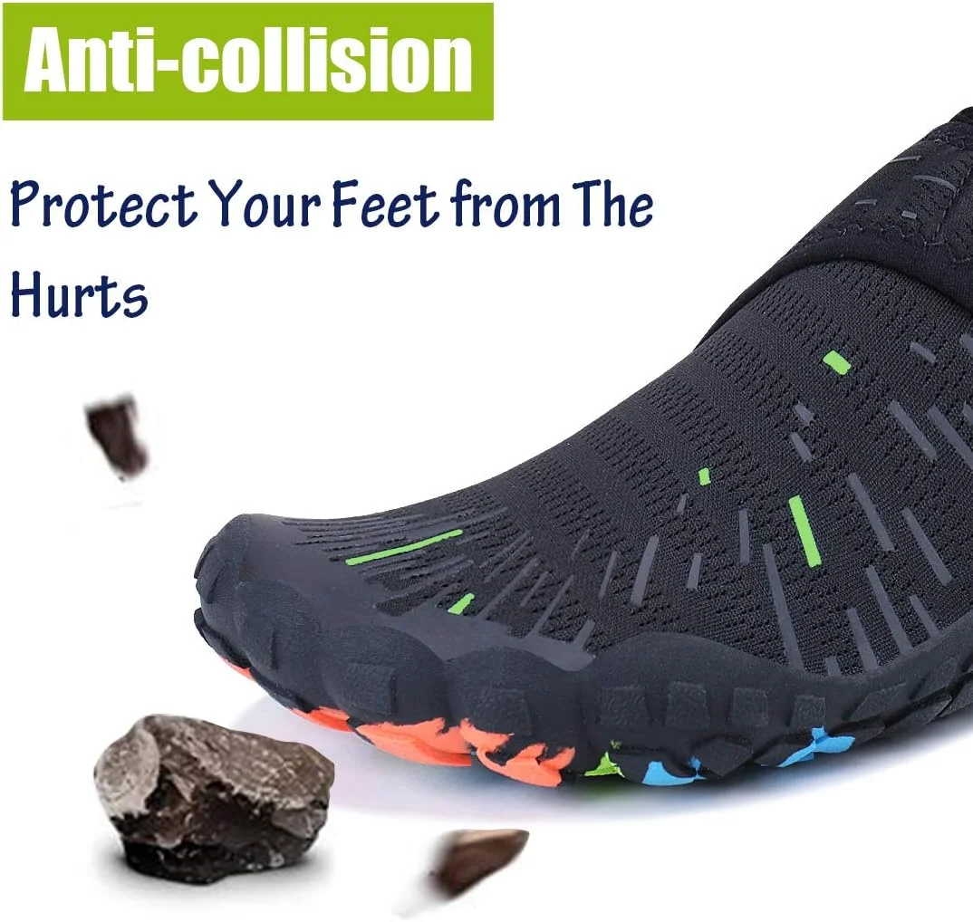 کفش های ورزشی آبی مردانه و زنانه JointlyCreating، کفش های شنای سریع خشک شونده مناسب استخر، ساحل، موج سواری، پیاده روی و پارک آبی، آبی، سایز 9 زنانه/7.5 مردانه